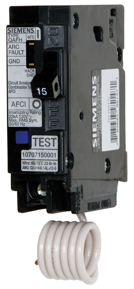 Siemens Qa120Afc 20 Amp Combination Arc Fault Breaker