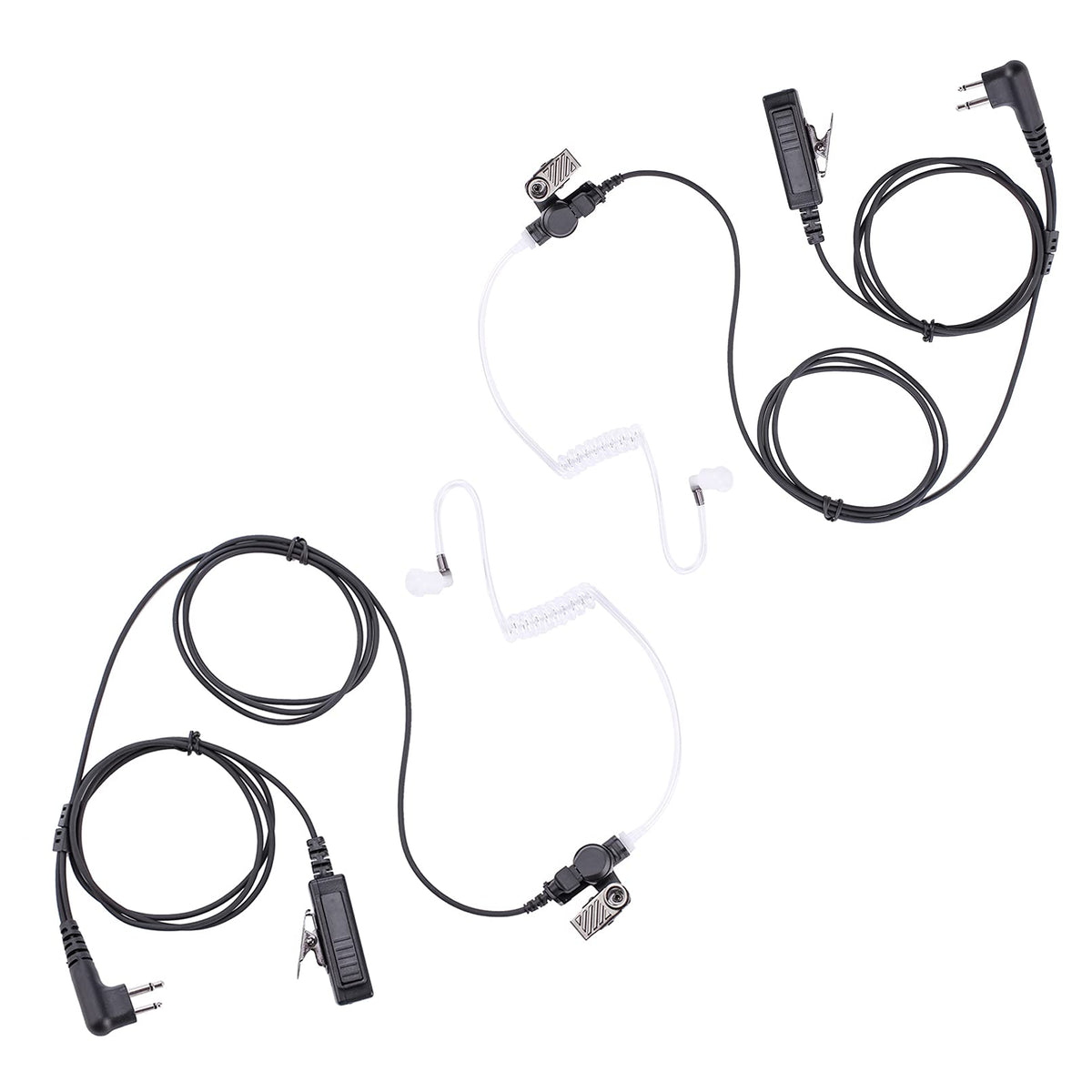 Pofenal Dtr650 Rdm2070D 2 Wire Surveillance Earpiece Compatible With Motorola Radio Cls1410 Cls1110 Cp200 Gp300 Gp2000 With Big 