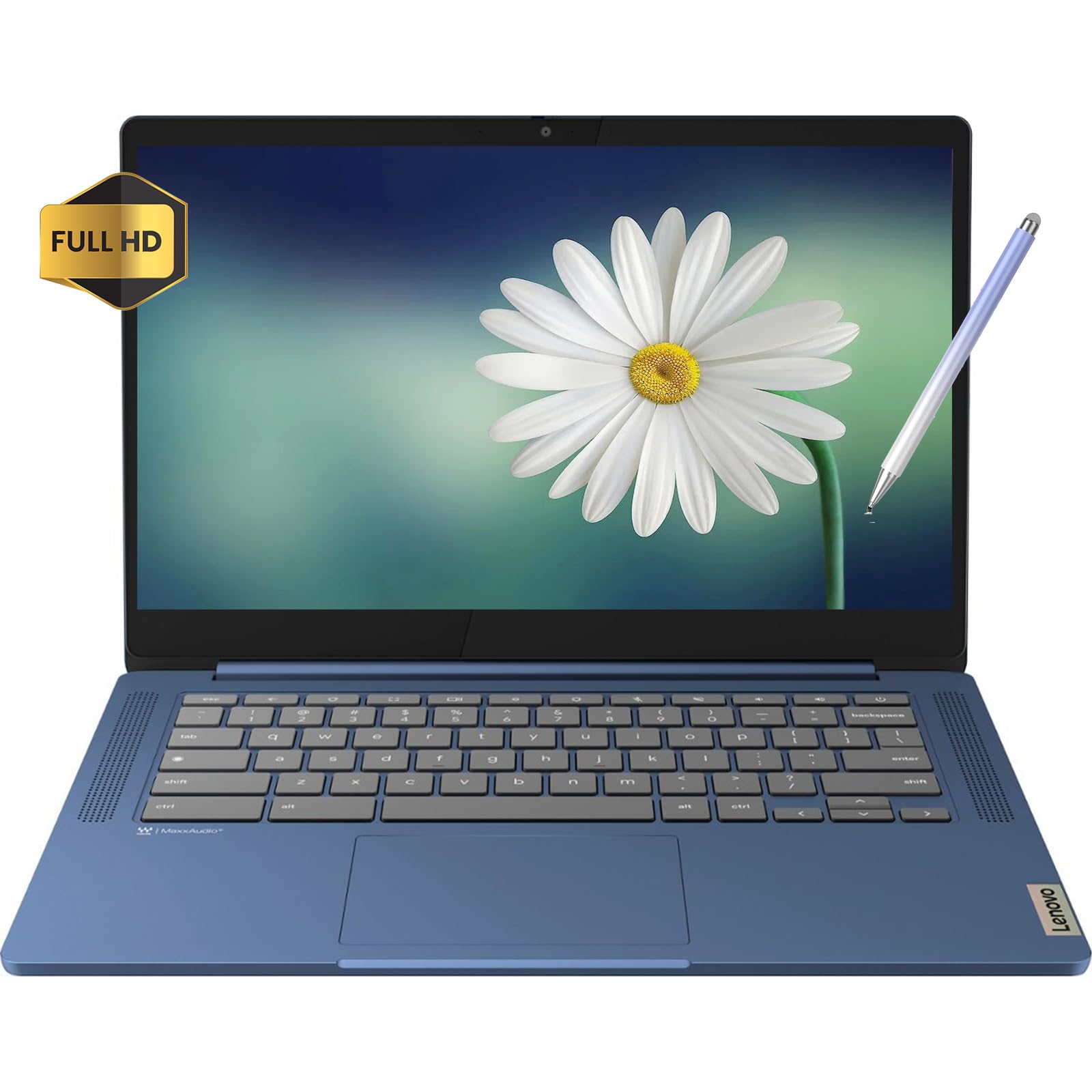 Lenovo Touchscreen Chromebook 14inch - Google Chrome - 8Core MediaTek Kompanio 520 - USB C - Wireless WiFi 6 - Long Battery Life