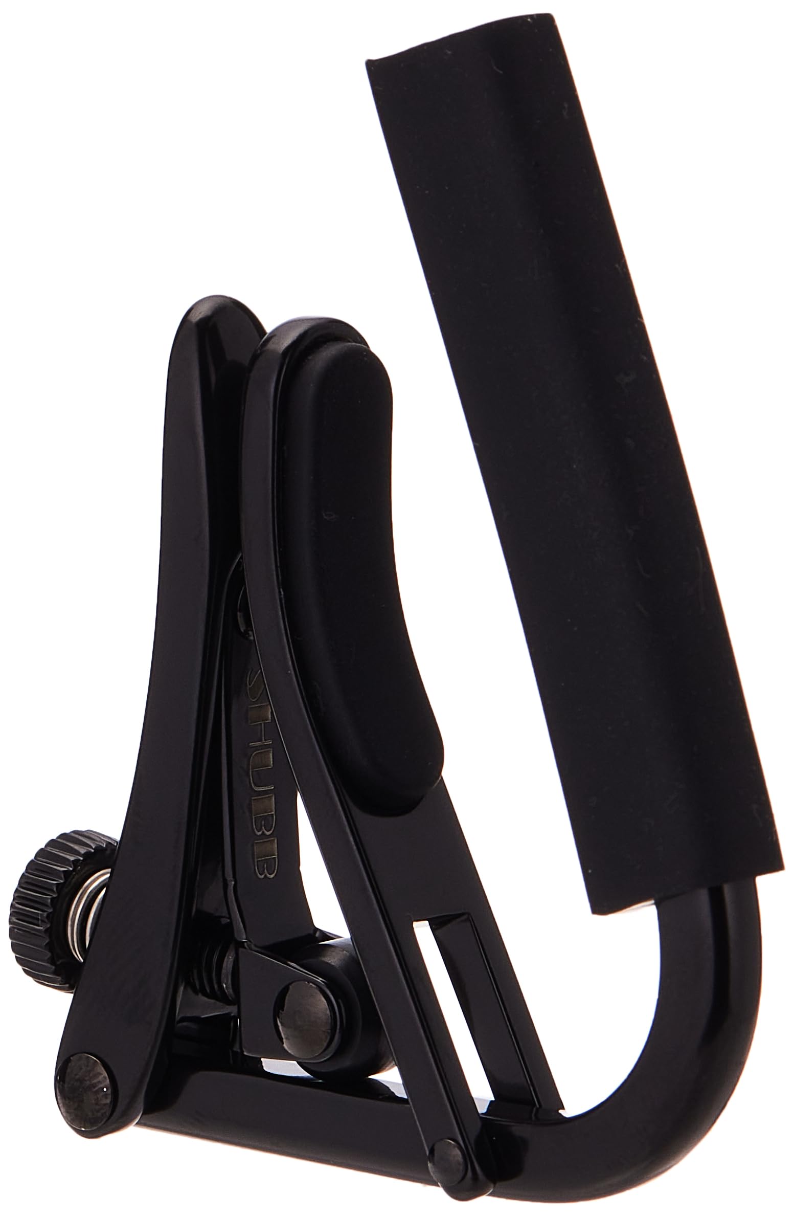 C1K Shubb Capo Noir Series Acoustic Guitar Capo   Black Chrome