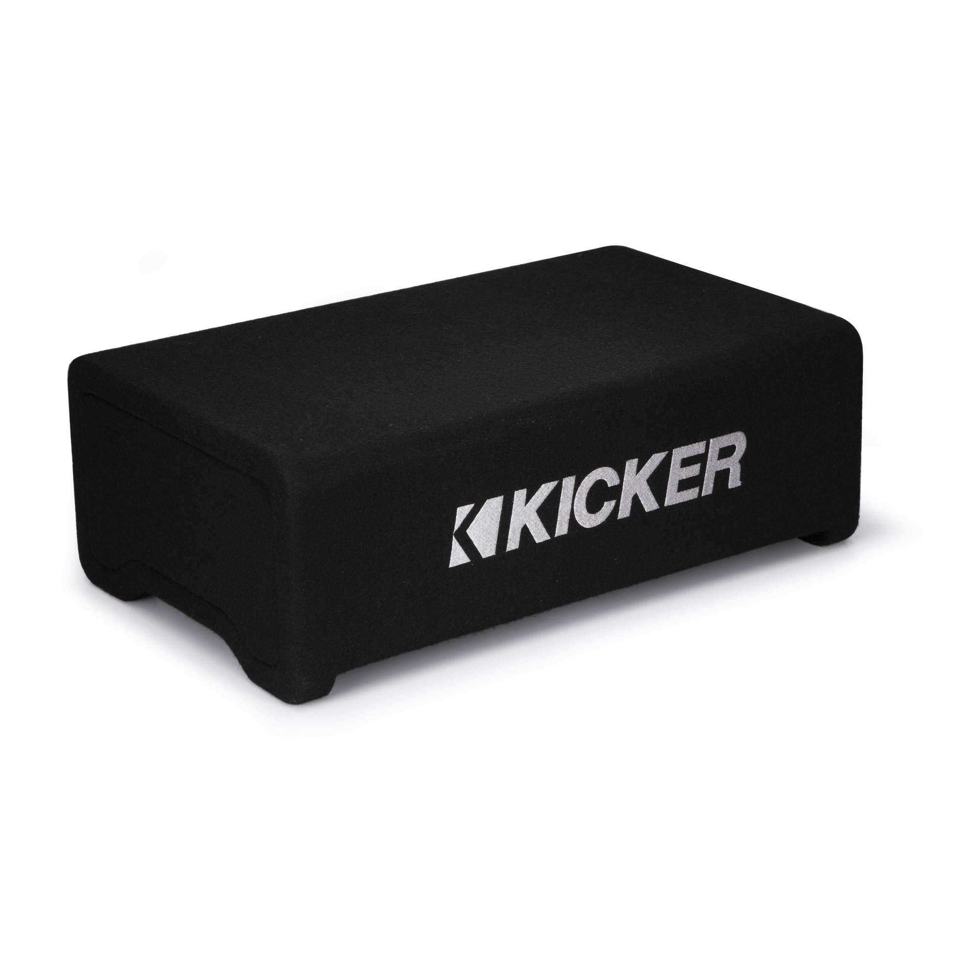 Kicker 12'' Comp Subwoofer In Down Firing Enclosure With Amplifier & Wire Kit