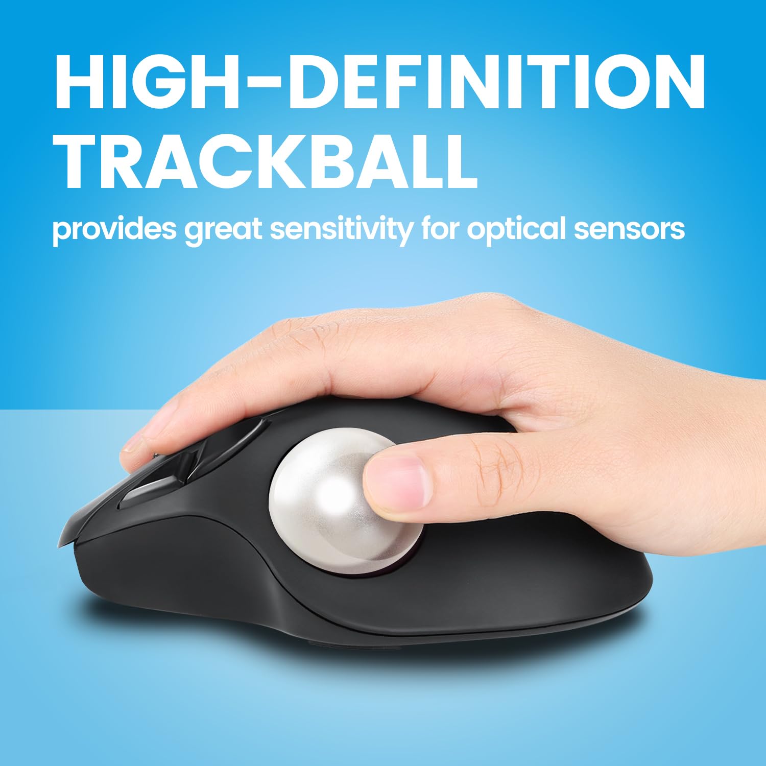 Perixx Peripro 303 Gwh Small Trackball   1.34 Inches Replacement Ball For Perimice And M570   Glossy White
