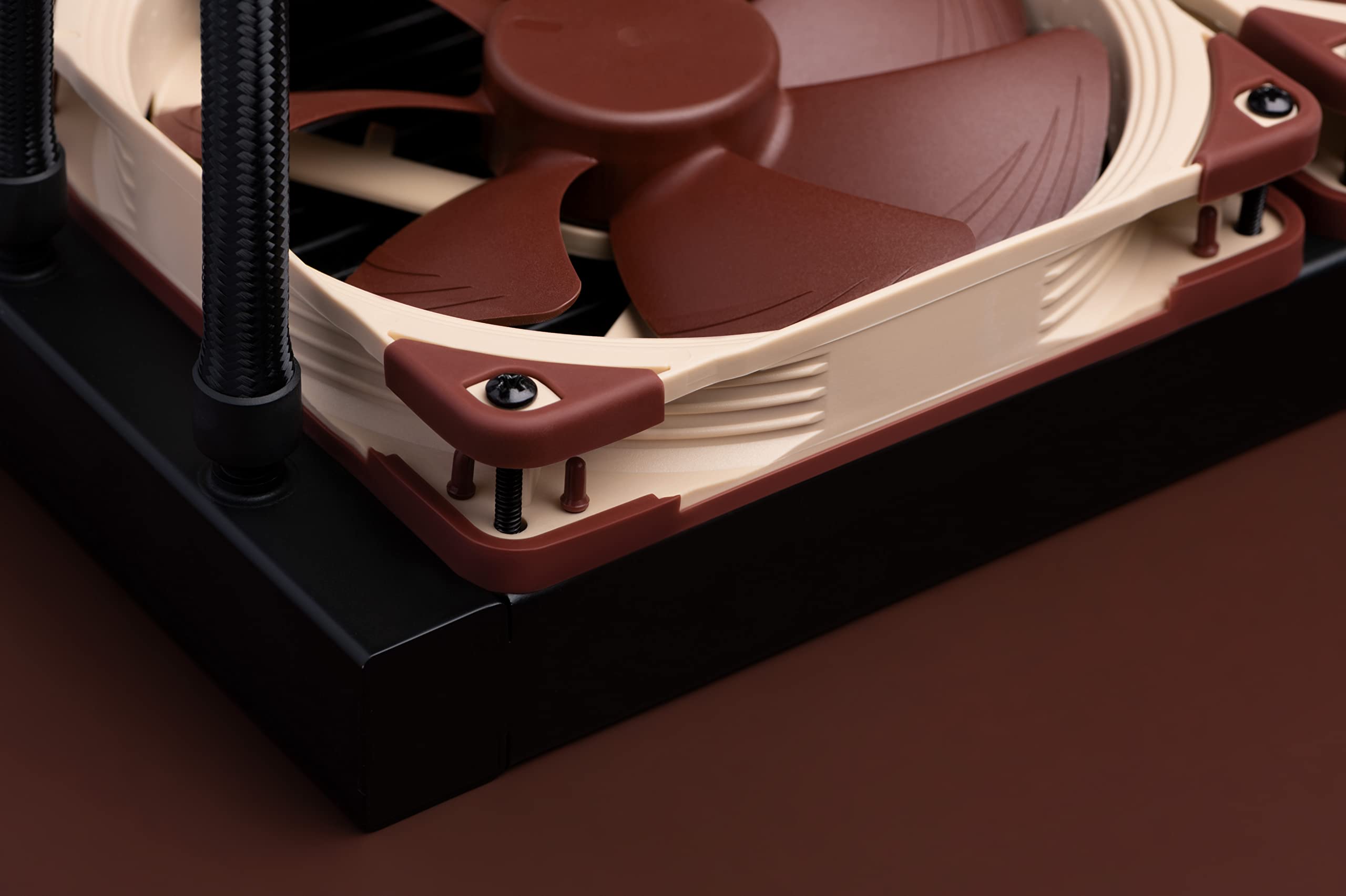 Noctua Anti Vibration Gasket For 140X25Mm Fans (Set Of 3, Brown)   8.1Cm Length, Fan Accessories, Compatible With Desktops, Serv