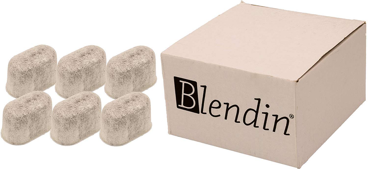 Blendin Replacement Ion Exchange Resin Water Filters, Compatible With Breville Bwf100 Espresso Machines (6 Pack)