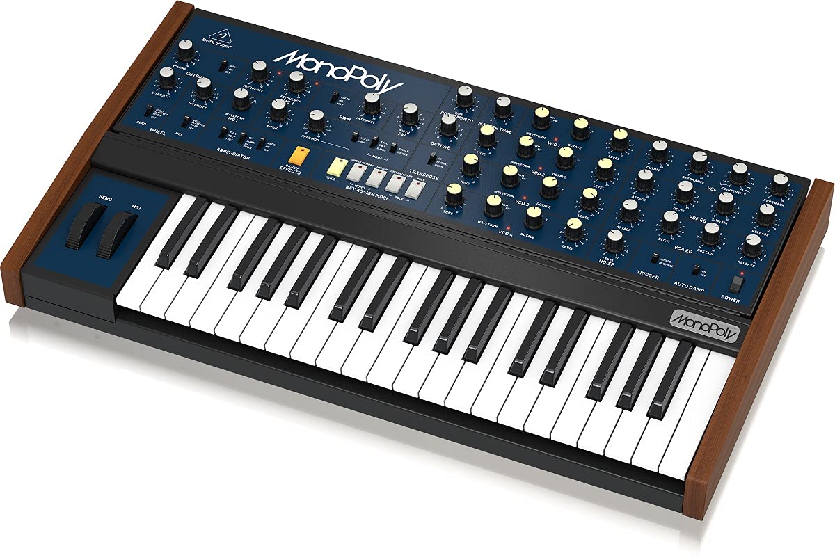 Behringer Monopoly 37-Key Analog 4-Voice Polyphonic Synthesizer