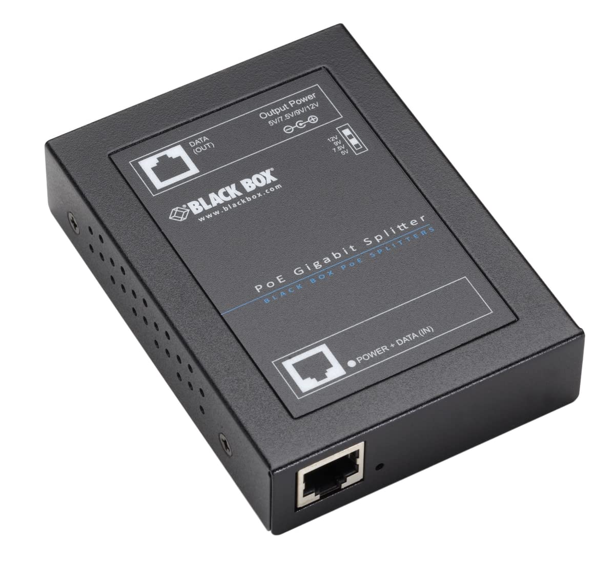 Poe+ Gigabit Splitter - 5-12-Vdc, 6-Amp