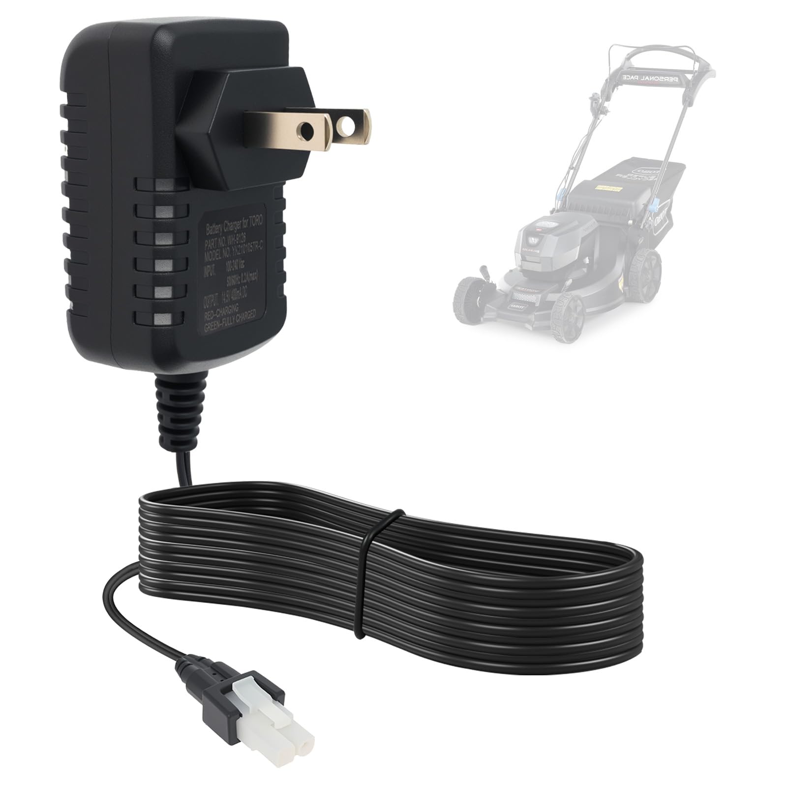 Toro 136-9126 Battery Charger Compatible with Lawnboy Battery Charger 12V 104-7401 1141588 Lawn Mower