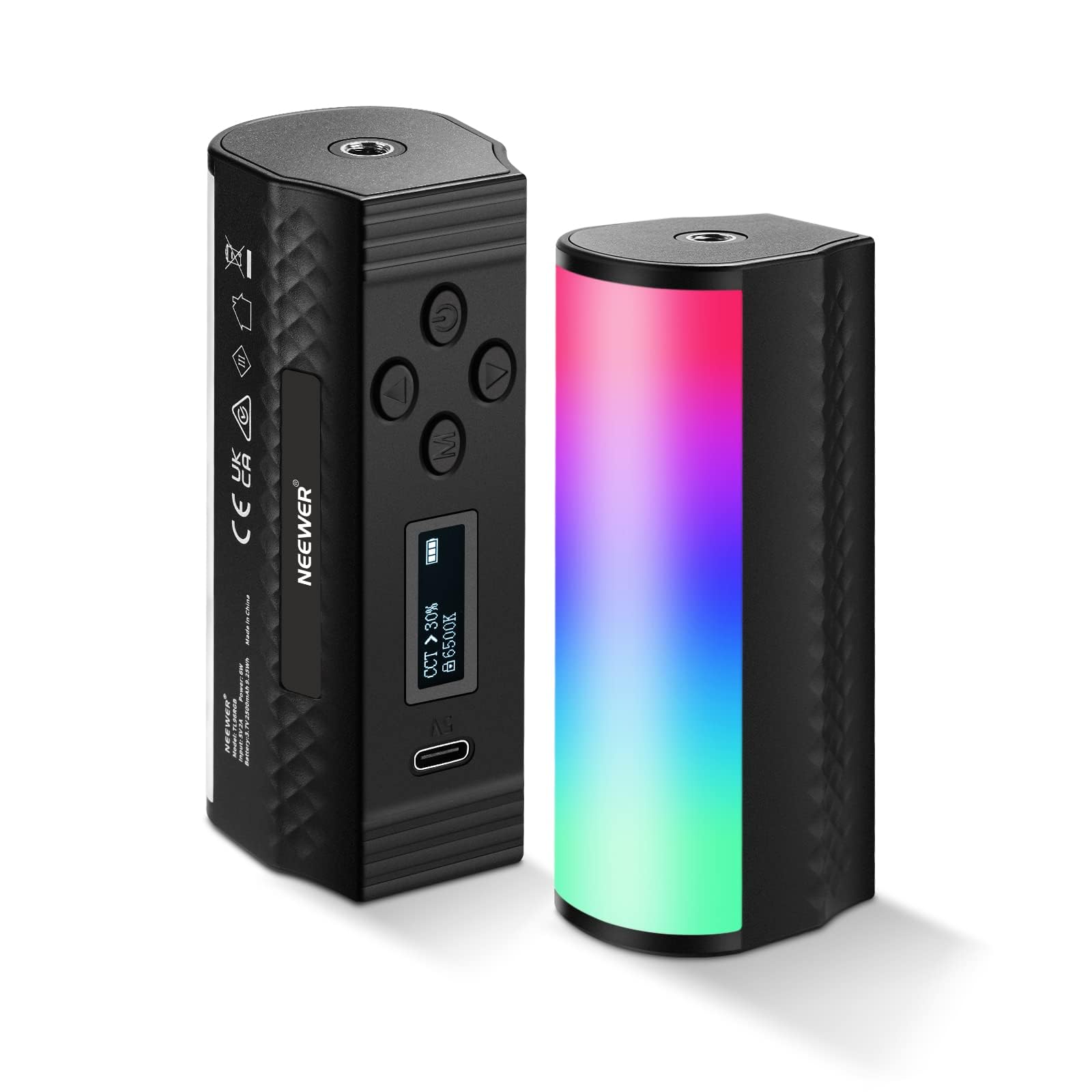 Neewer 3 Pack Magnetic Handheld Light Wand, 360 Full Rgb Mini Led Video Light Stick With 2500Mah Rechargeable Battery,2500 8500K