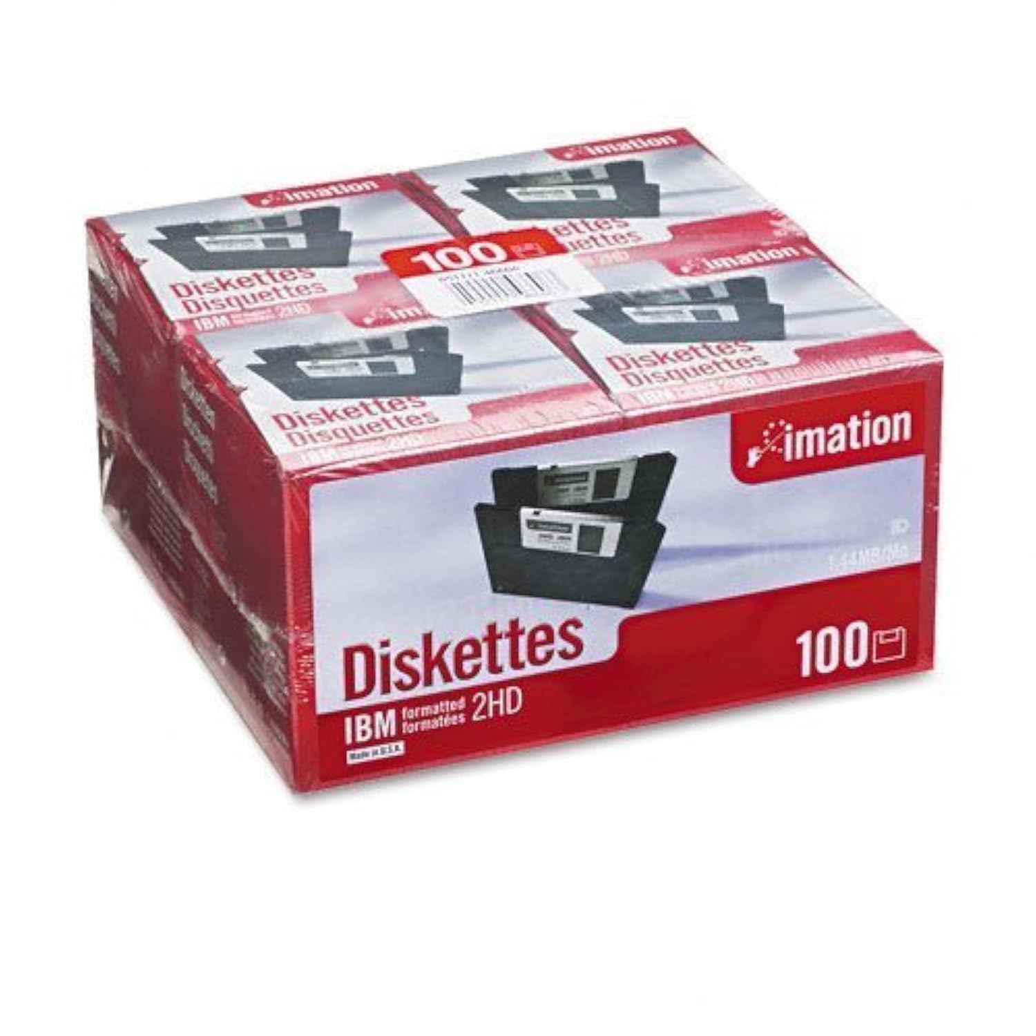 imation Products - imation - 3.5 Diskettes, IBM-Formatted, DS/HD, 100/Pack - Sold As 1 Pack - Cost effective. - Low torque reduc