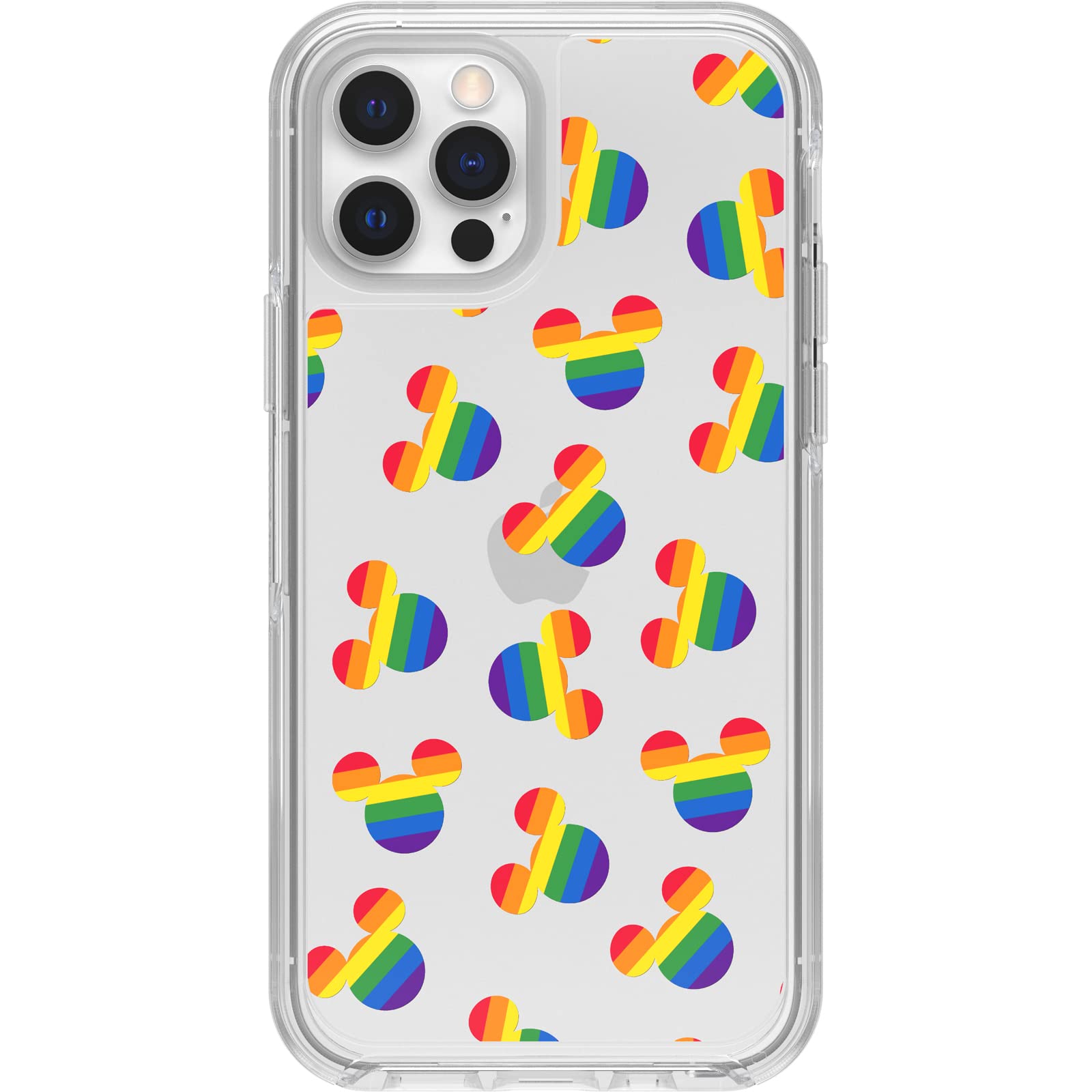 Otterbox Iphone 12 And 12 Pro Symmetry Series Series Case   Mickey Pride, Ultra Sleek, Wireless Charging Compatible, Raised Edge