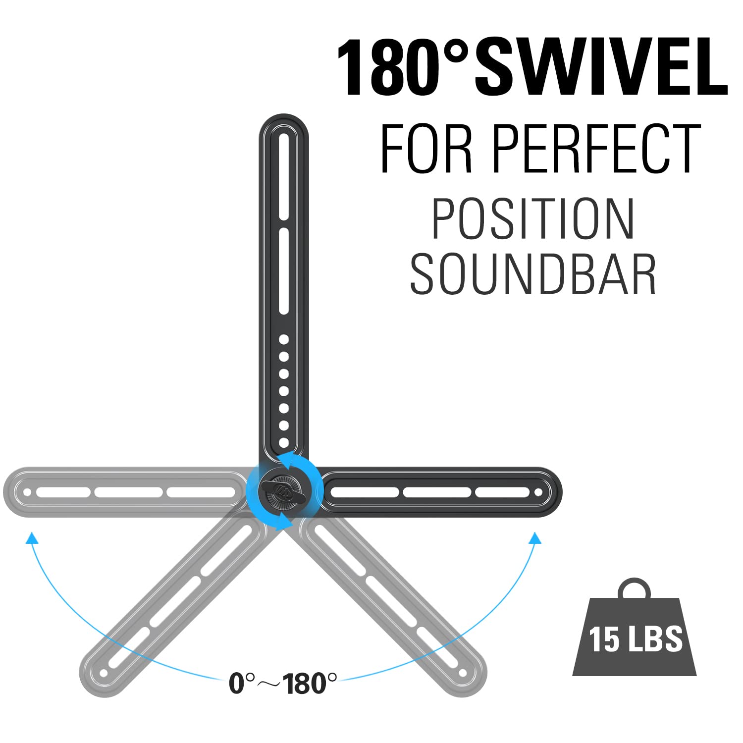 Mounting Dream Soundbar Mount Fits Most Sound Bars Up To 15 Lbs, Mounting Soundbar Above Or Under Tv, Sound Bar Mounting Bracket
