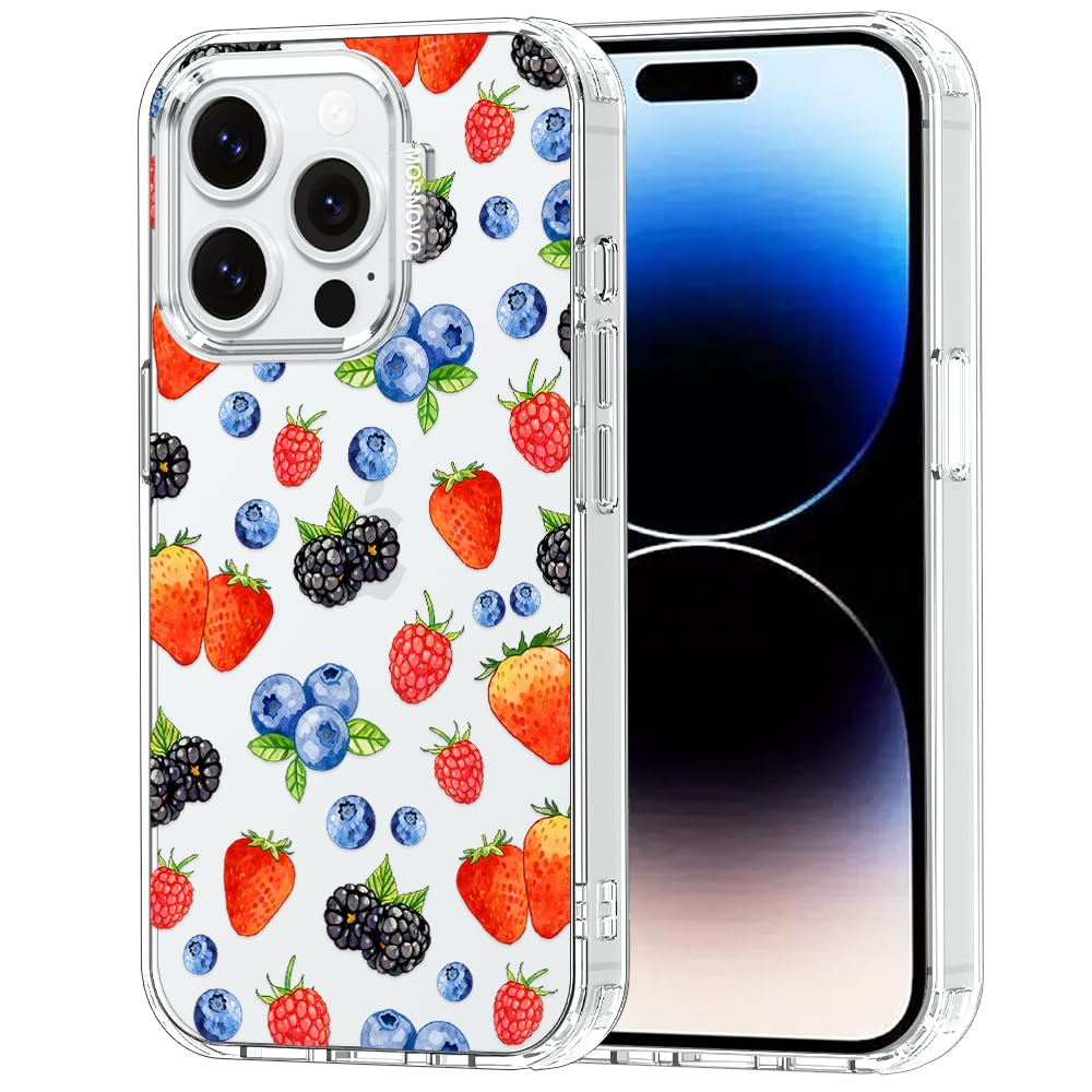MOSNOVO for iPhone 14 Pro Case, Shockproof Military-Grade Protection 6.6ft Drop Tested, Clear Phone Case for iPhone 14 Pro, Wild