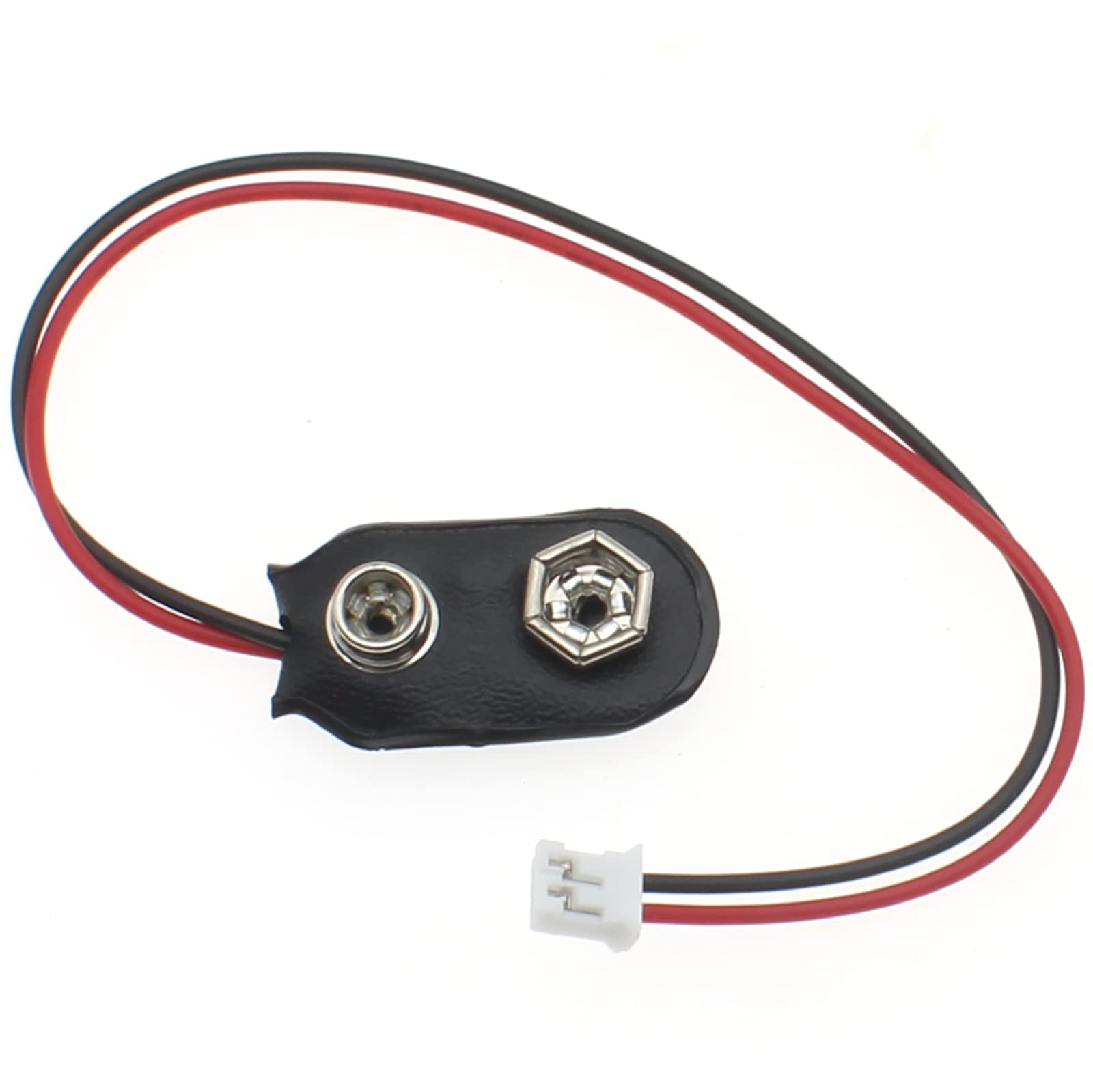 Ozxno 4 Pcs 9V Battery Snap To Ph 2.0 Connector Cable I Type 9V Battery Clip Connector With 15Cm Lead Wire