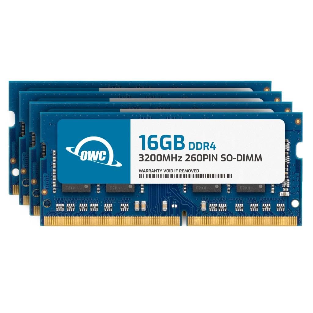 Owc 64Gb (4X16Gb) Ddr4 3200Mhz Pc4 25600 Cl22 1Rx8 Non Ecc Sodimm 1.2V 260 Pin Laptop Notebook Memory Ram Upgrade Module