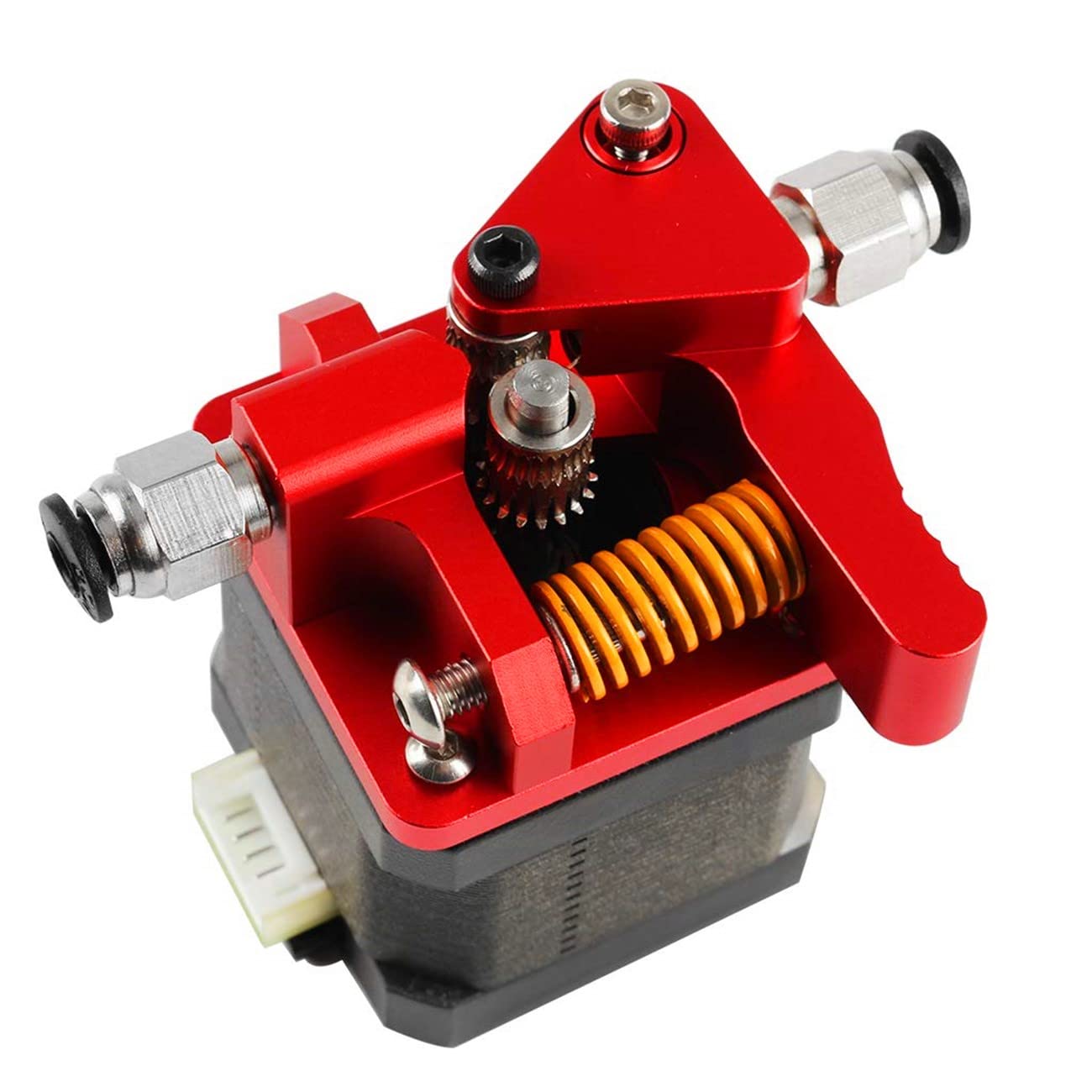 3Dman Dual Gear Extruder Drive Feeder Upgrate For Ender 3 V2, Ender 3 Series, Ender 5 Pro, Ender 5 Plus, Cr10 Series And Other 3