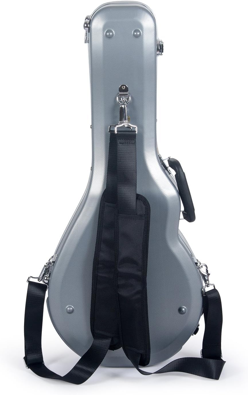 Crossrock, Abs Molded F-Style Mandolin Hard Shell Case, Silver (Cra861Mfsl)