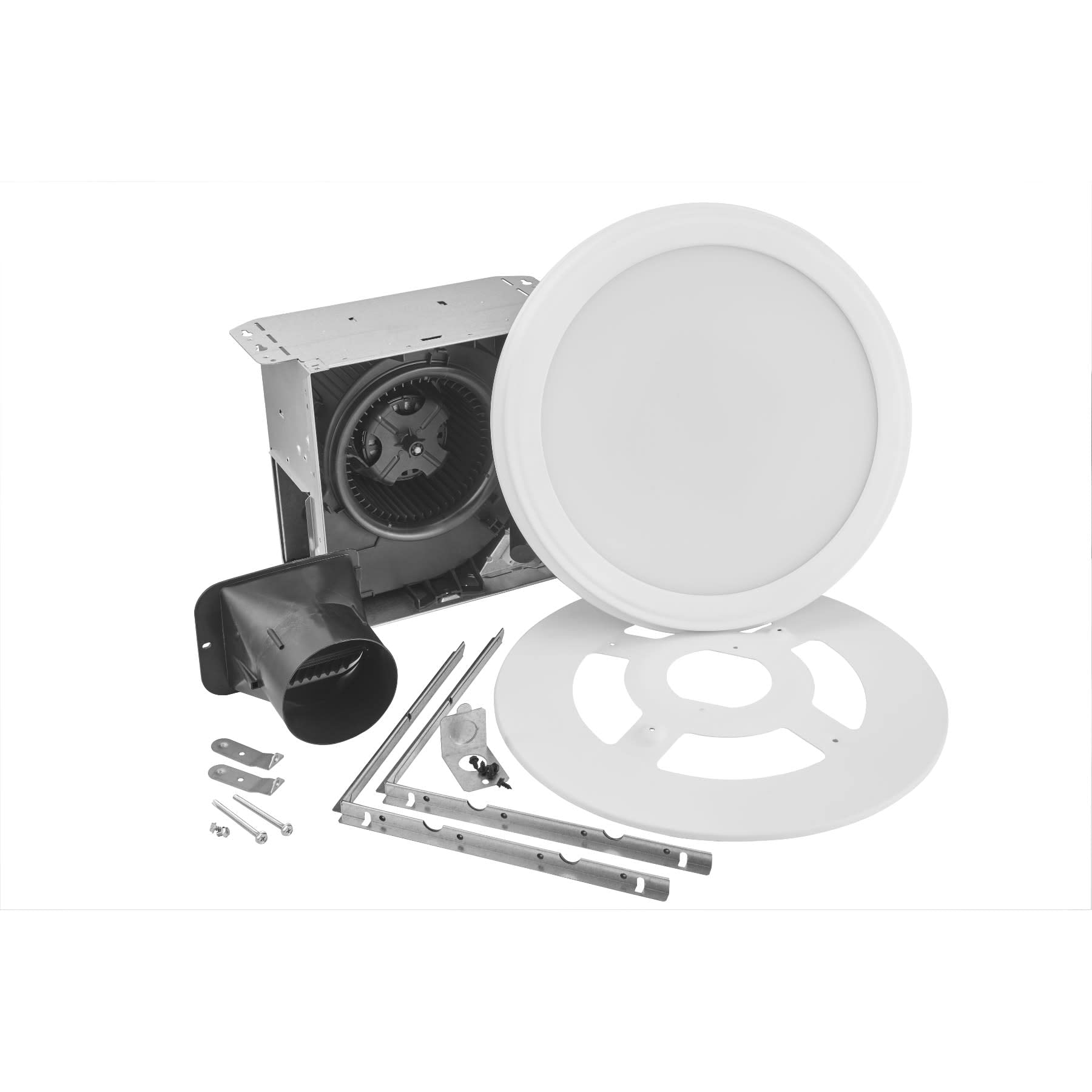 Broan-NuTone Bath Fan AER80LWH, ENERGY STAR Certified, Medium Size, White, Alloy Steel