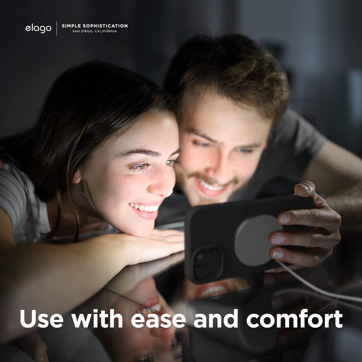 Elago Magnetic Case Compatible With Magsafe And Iphone 13 6.1 Inch - Built-In Magnets, Liquid Silicone, Protective Cover, Compat