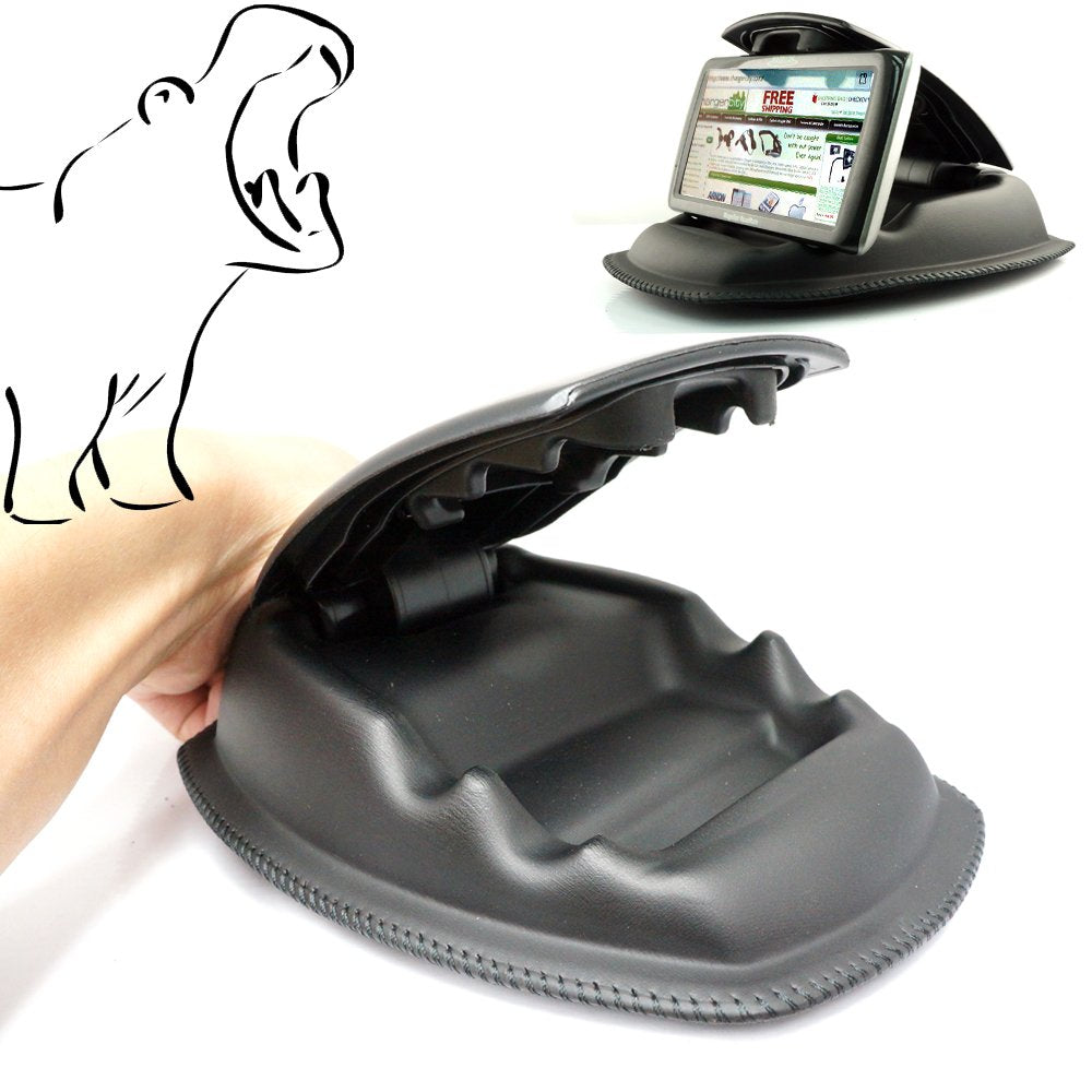 Chargercity Hippo Series Universal Portable Dashboard Nonslip Beanbag Friction Mount For Garmin Nuvi Gps & Drive Driveluxe Drive