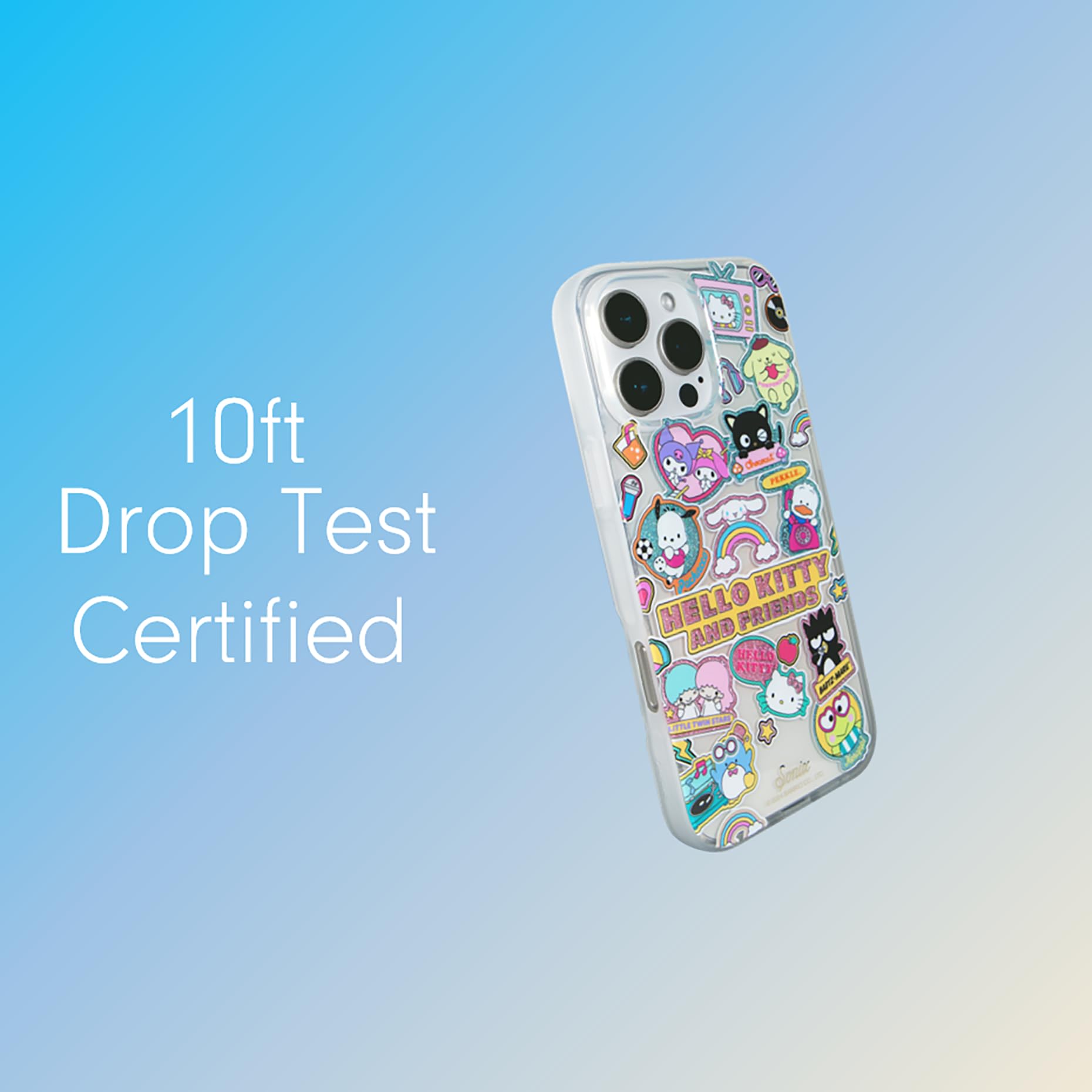 Sonix X Sanrio Case For Iphone 16 Pro Max | Compatible With Magsafe | 10Ft Drop Tested | Hello Kitty And Friends Stickers