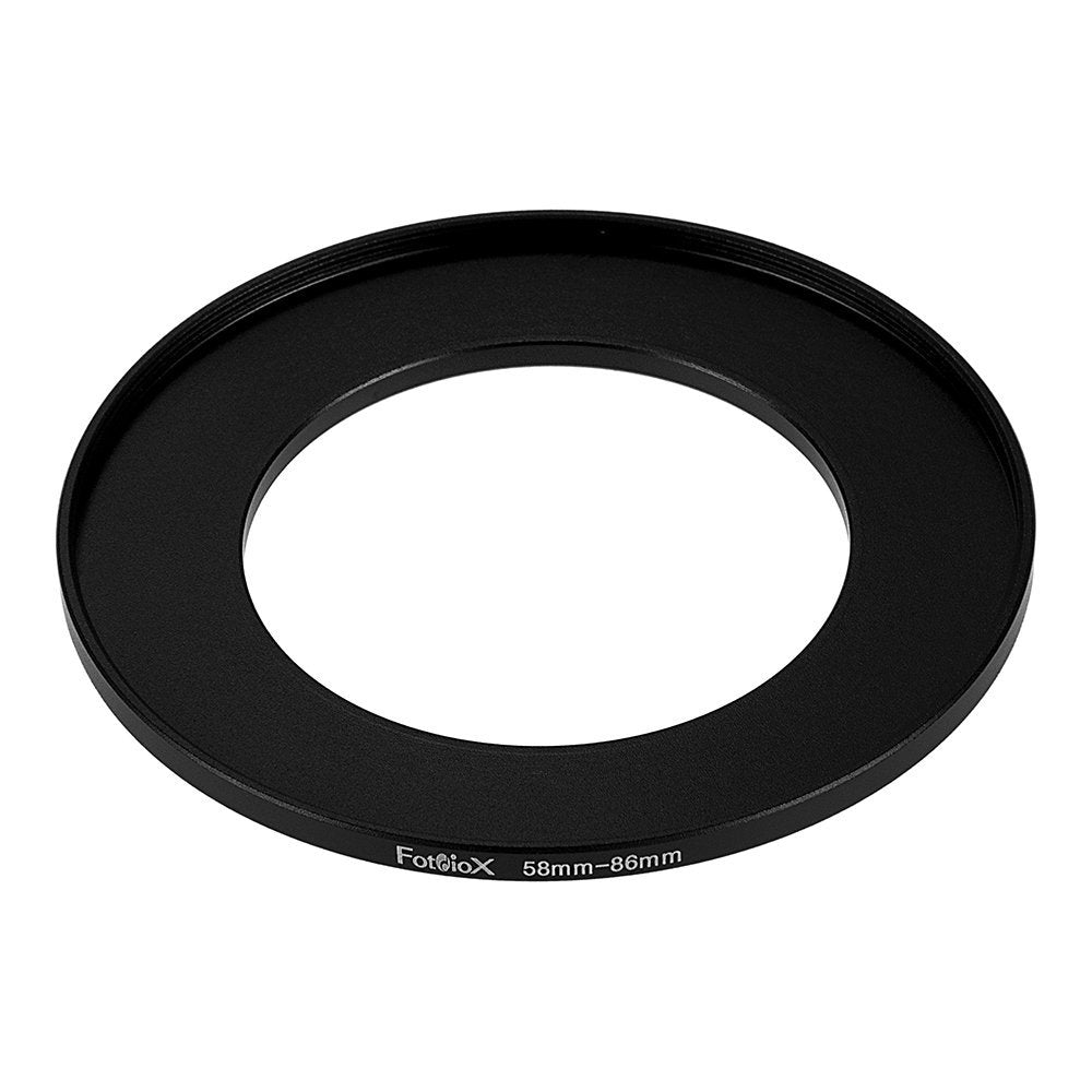 Fotodiox Metal Step Up Ring, Anodized Black Metal 58Mm-86Mm, 58-86 Mm