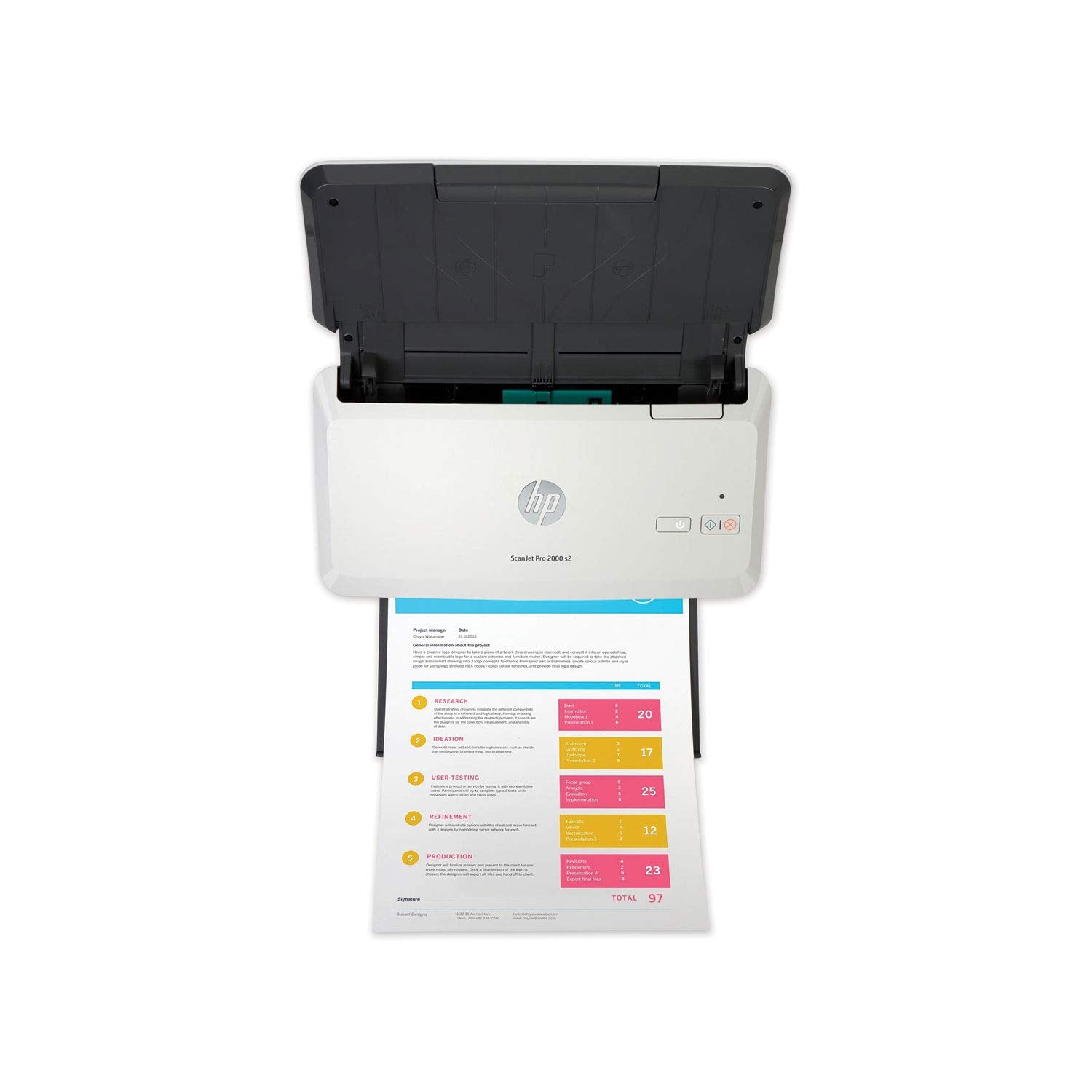 HP ScanJet Pro 2000 s2 (6FW06A) 35ppm USB 3.0 Color Duplex Scanner with 50 page ADF for Documents, Photos, Receipts, and Cards. TWAIN/ISIS drivers included
