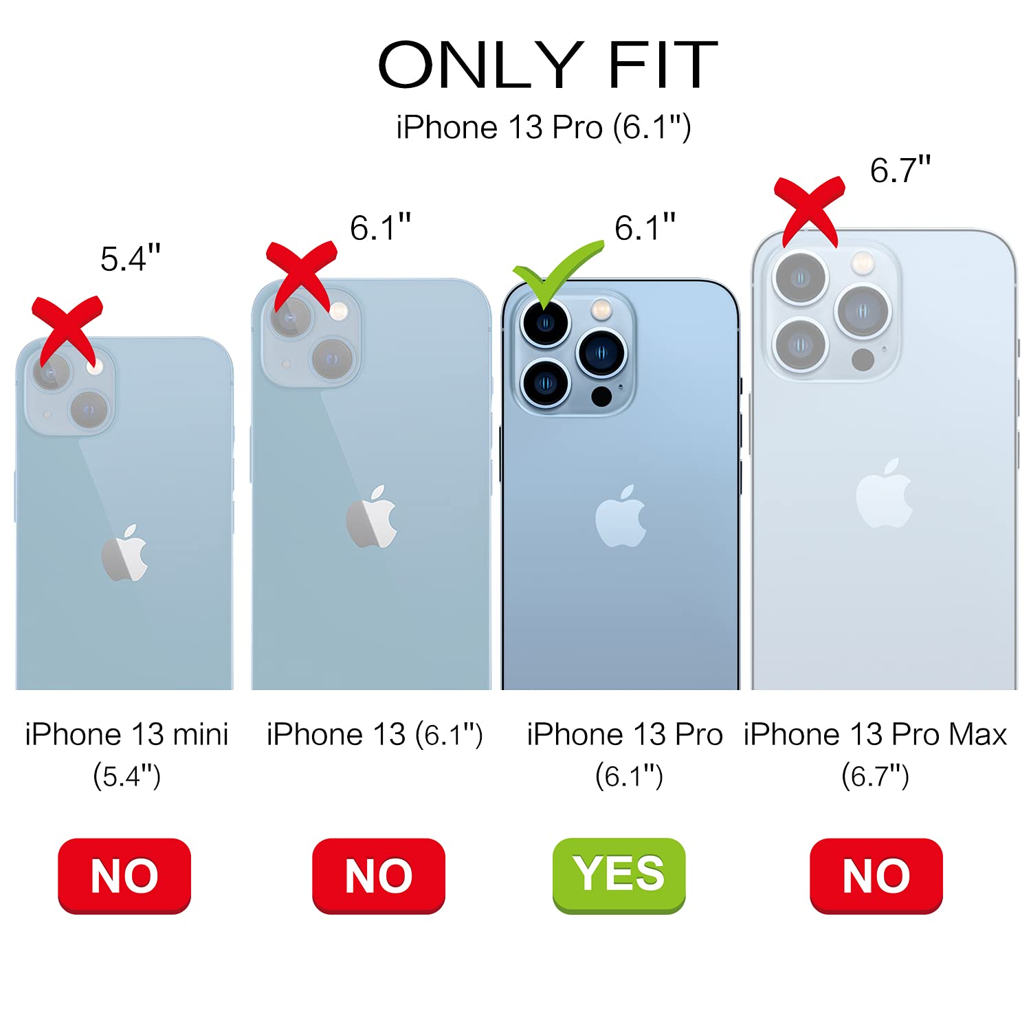 Bentoben Iphone 13 Pro Case, Iphone 13 Pro Phone Case With 360    Ring Holder Kickstand Magnetic Car Mount Supported Protective