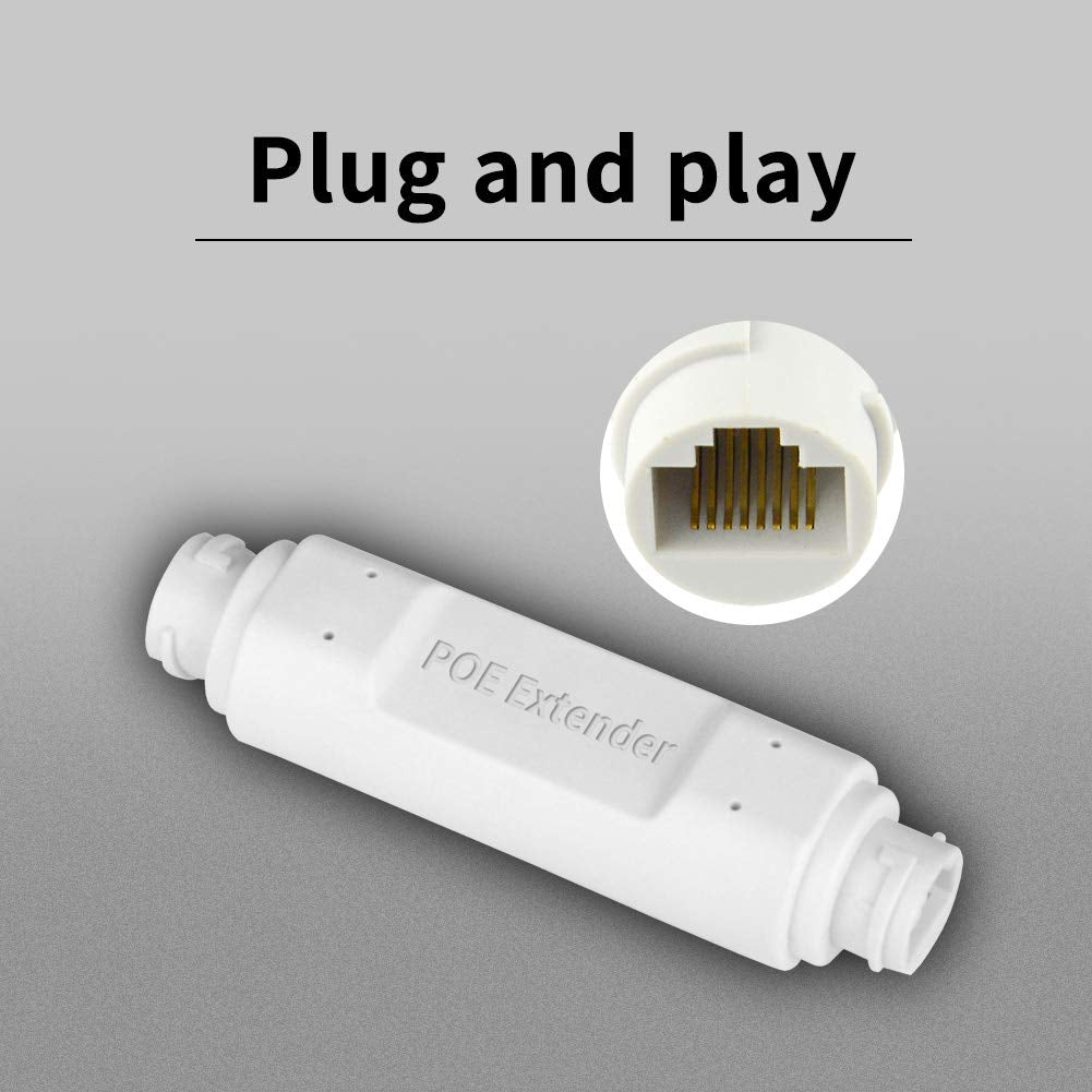 Poe Extender, 10/100Mbps, Outdoor Ip66 Waterproof, 1 Channel Poe Repeater, Poe Amplifier, Poe Booster, Comply With Ieee 802.3At