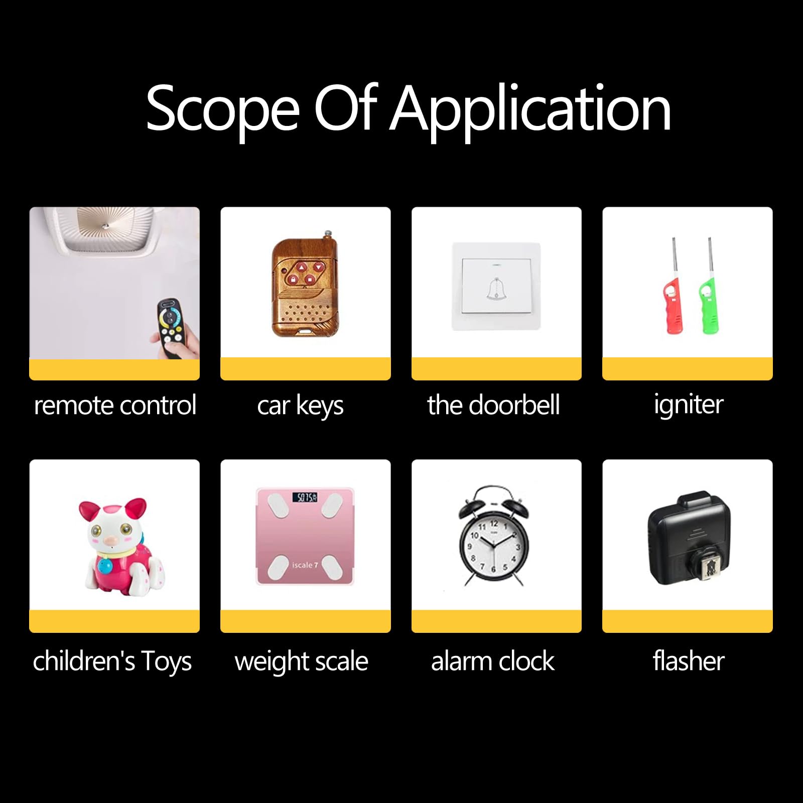 23A 12 Volt Battery, 12V Battery For Remote, Alkaline 5 Pack, For Remote Control,Doorbell,Alarm Clock,Car Key,Igniter