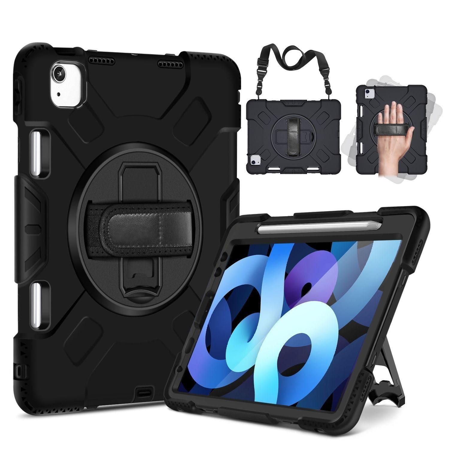 TNP Protective Case for iPad Air 5th 4th Gen 10.9 inch and iPad Pro 11 Inch 4th 3rd 2nd Generation (2022 2021 2020 2018) with Pe