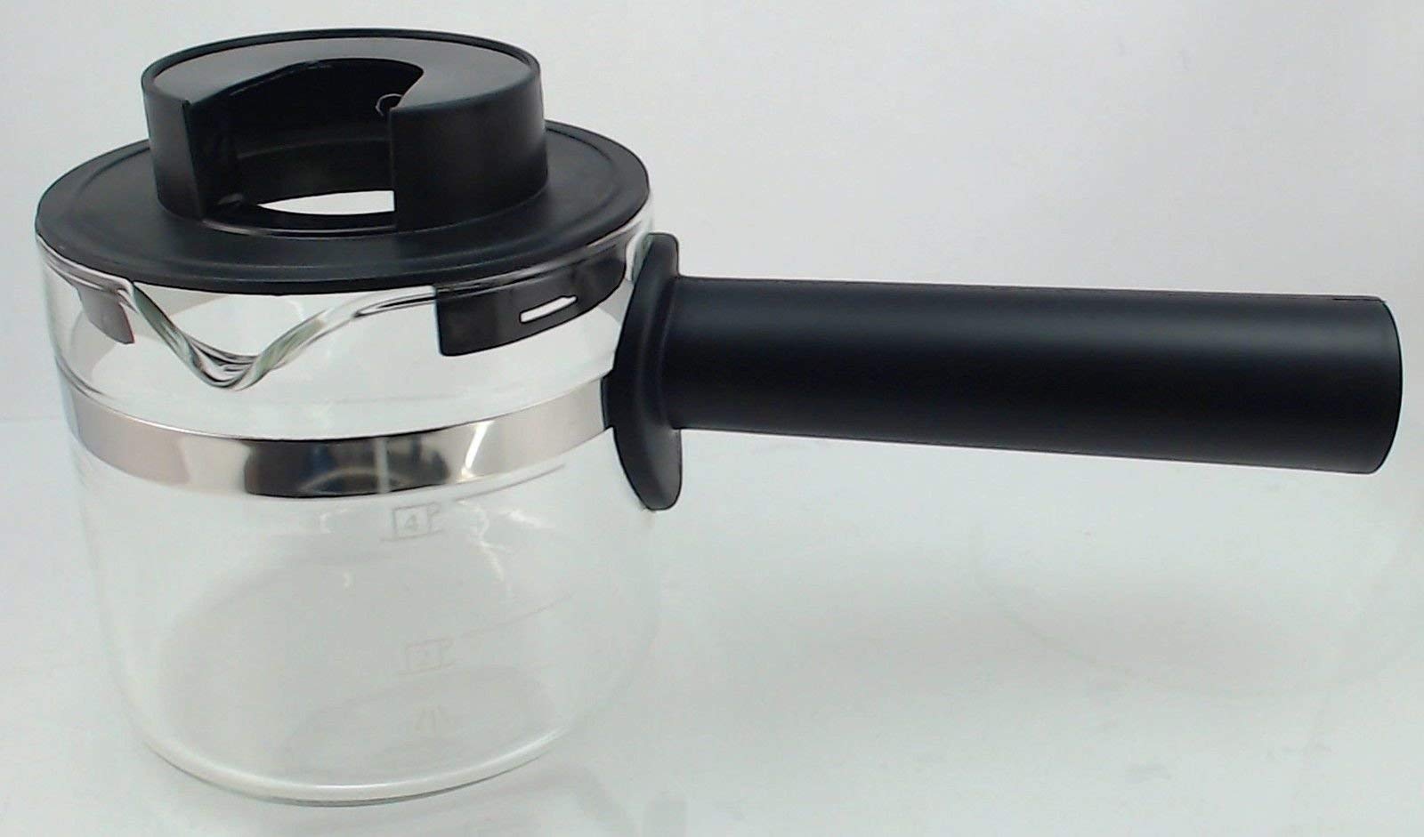 Mr. Coffee Espresso Carafe Assembly W/ Lid, Black4 Cup