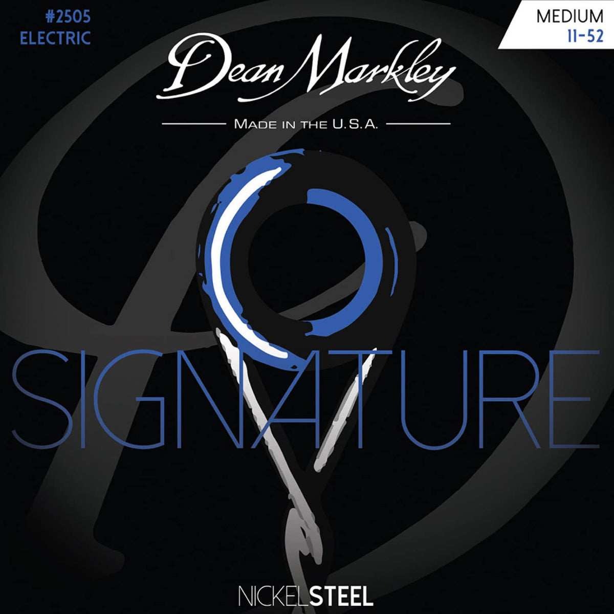 Dean Markley Nickelsteel Electric Guitar Strings, 11-52, 2505, Medium