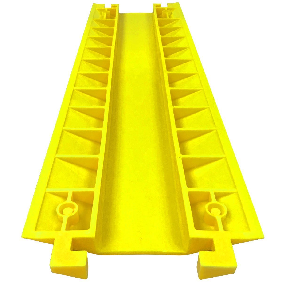 Ez Hidewire Ez Runner Pvc Drop Over Cable Ramp Cable Protector   Single Channel   Yellow