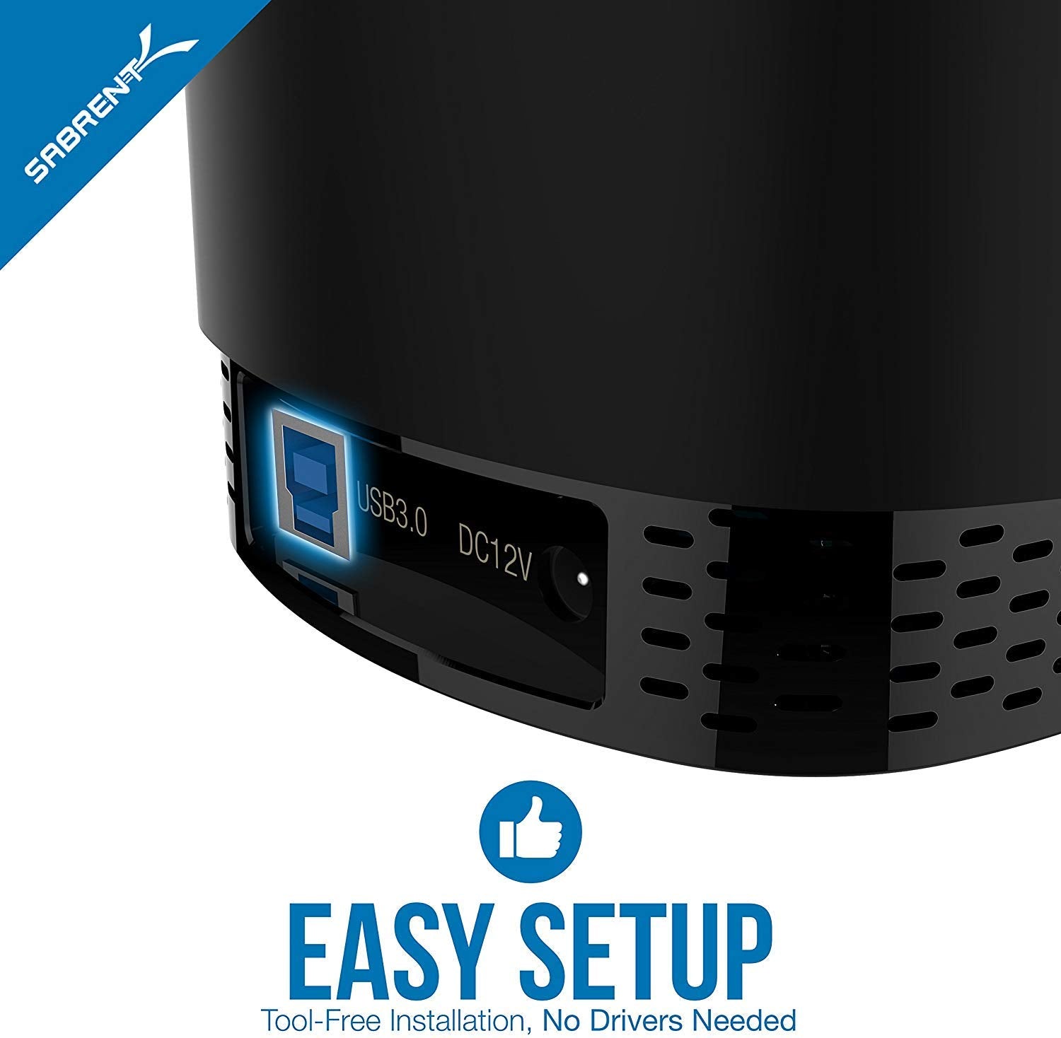 Sabrent Usb 3.0 4 Bay 2.5    Hard Drive/Ssd Docking Station With Fan (Ds 4Ssd)