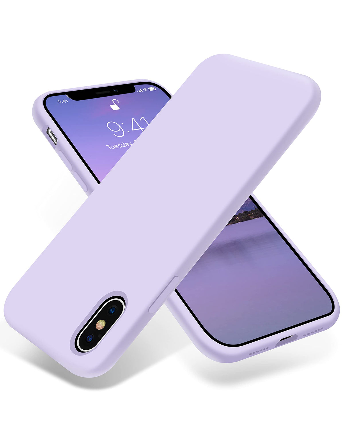 Otofly Compatible With Iphone X Case,Ultra Slim Fit Iphone Xs Case Liquid Silicone Cover With Full Body Protection Anti-Scratch 