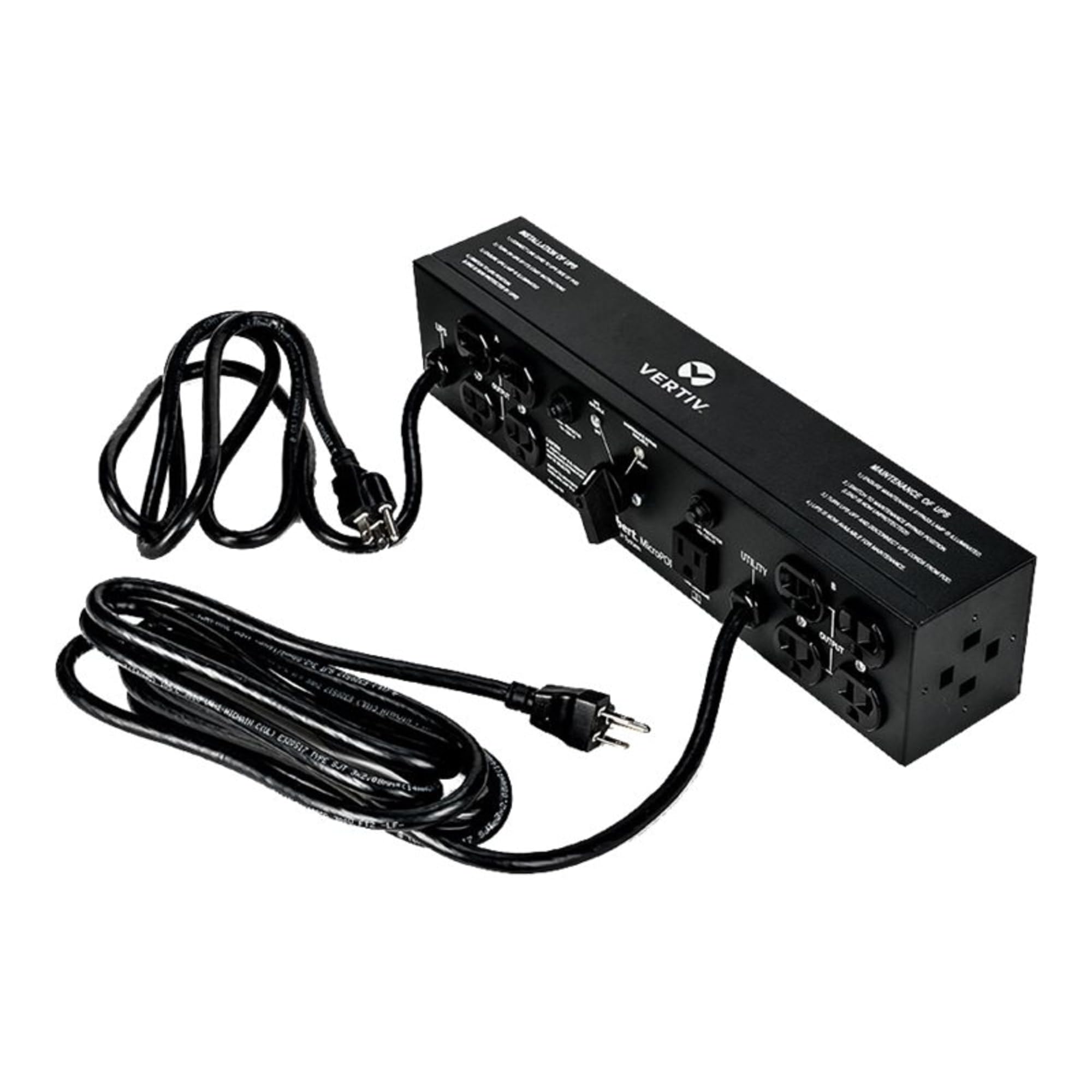 Vertiv Liebert Micropod - (8) Nema 5-15R| 12A Ups Maintenance Bypass/Switch