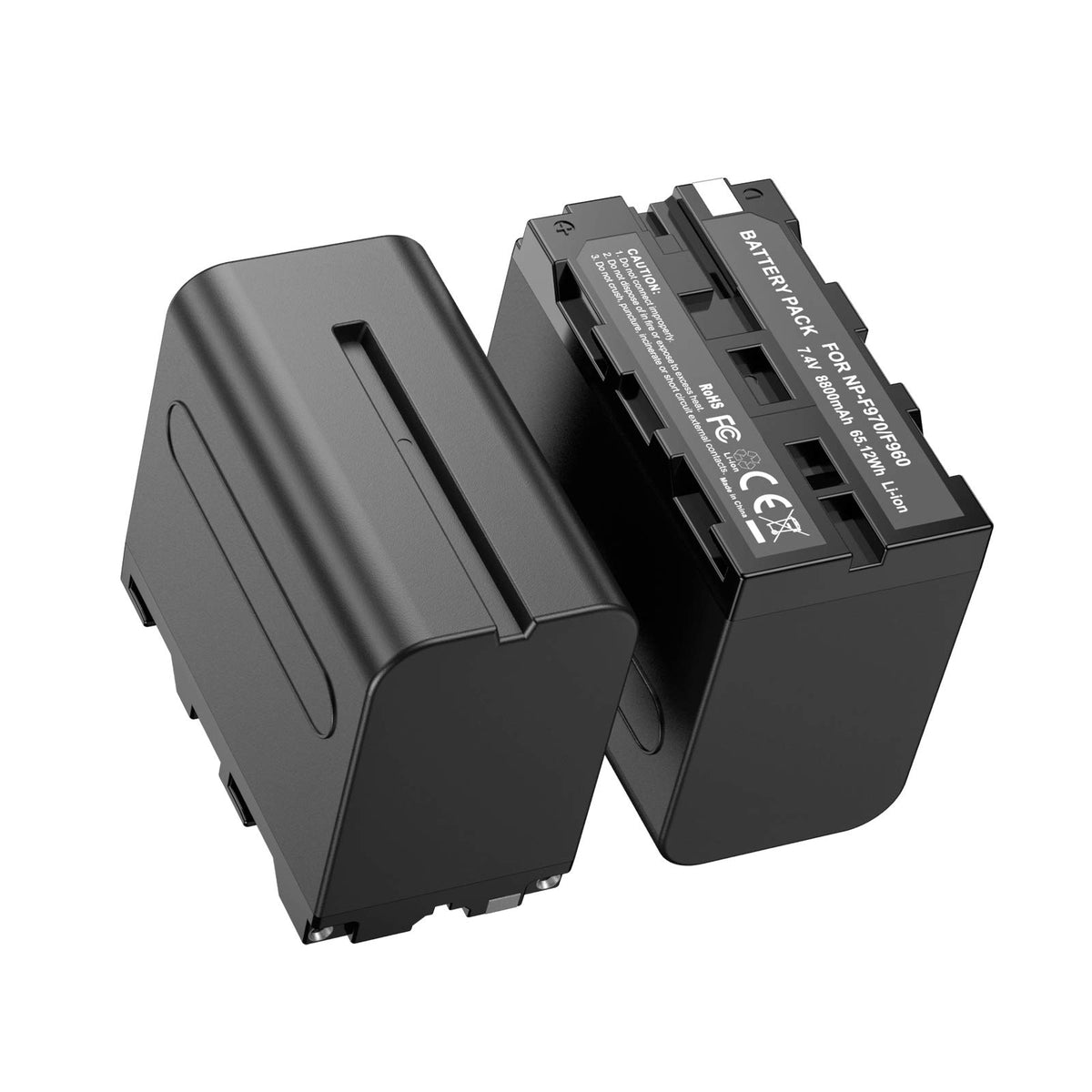 2 Pack Np F970 Np F970 Battery For Sony Np F750, F550, F570, Tr917, Ccd Sc55, For Sony Nw Cn160 Cn 216 Led Light, Nw 759 74K 760