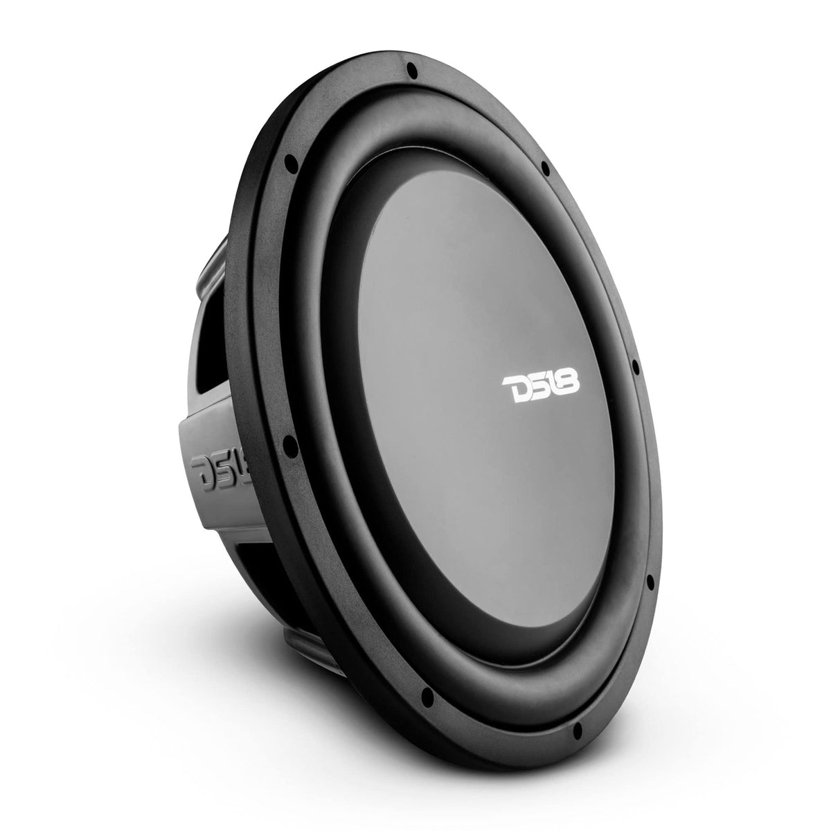 DS18 PSW12.2D 12' Shallow Mount Subwoofer 1200 Watts Max Power 600 Watts RMS Dual Voice Coil 2+2 OHMS Water Resistant - Best Sub for Tight Spaces in Car & Trucks - 1 Speaker