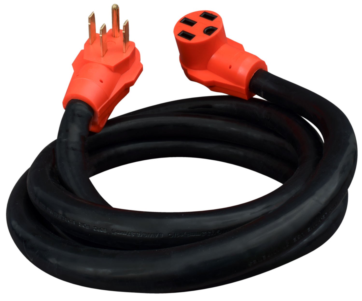 Valterra Mighty Cord    Rv 50 Amp Extension Cord, 10 Foot Power Extension Cord, Red