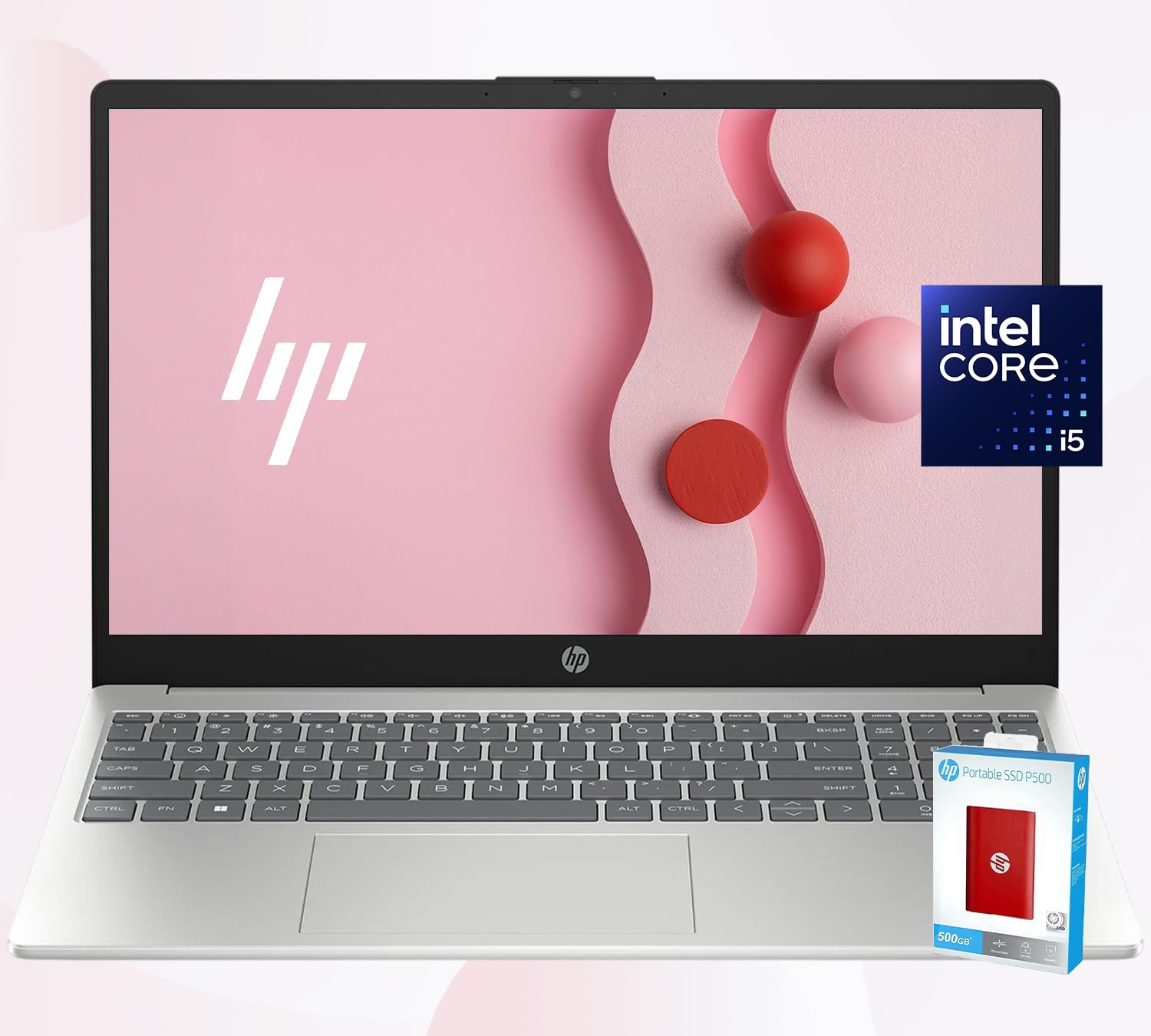 Hp 15.6 Fhd Laptop | 10-Core Intel Core I5-1235U | Intel Iris Xe Graphics | 16Gb Ram | 1Tb Ssd (512Gb Pcie Ssd Withhp P500 512Gb