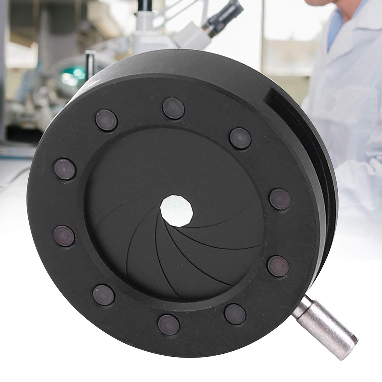 Microscope Adjustable Aperture, Sk6 Sk8 Sk12 Sk23 Sk25 Microscope Adapter, Optical Diaphragm For Microscope(Sk12)