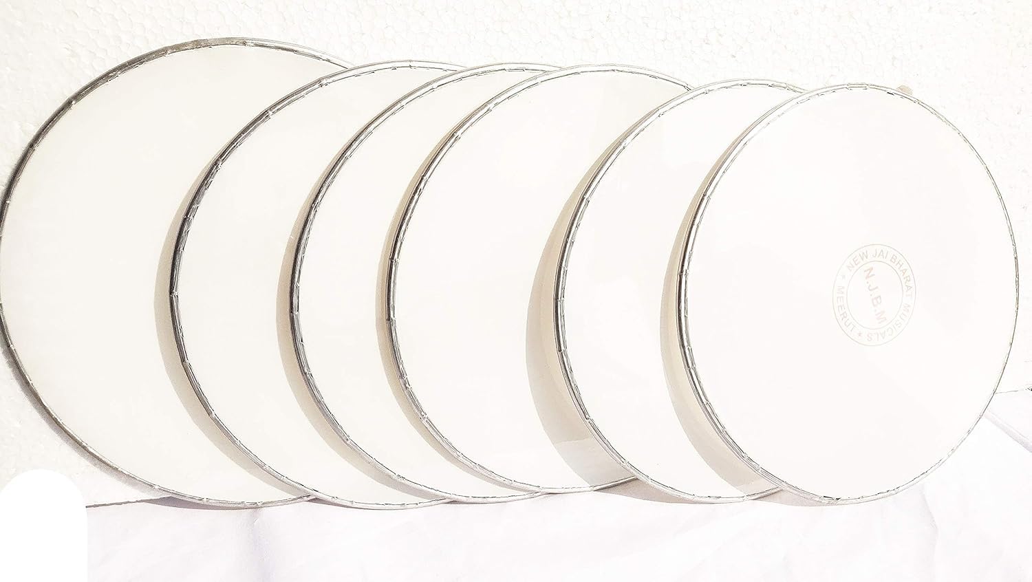 Tricone Musicals Side Drum Sheet 12inch (6 Pcs) White Color
