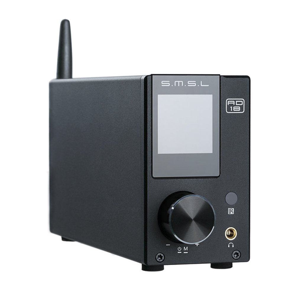 S.M.S.L Ad18 Audio Hifi Stereo Amplifier With Bluetooth 4.2 Supports Apt X,Usb Dsp Full Digital Power Amplifier 2.1 Small 80Wx2