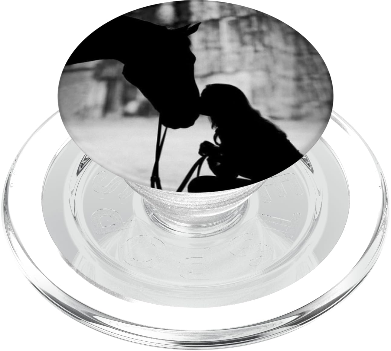 Horse Lover Gift - Just A Girl Who Loves Horses Popsockets Popgrip: Swappable Grip For Phones & Tablets Popsockets Popgrip For M