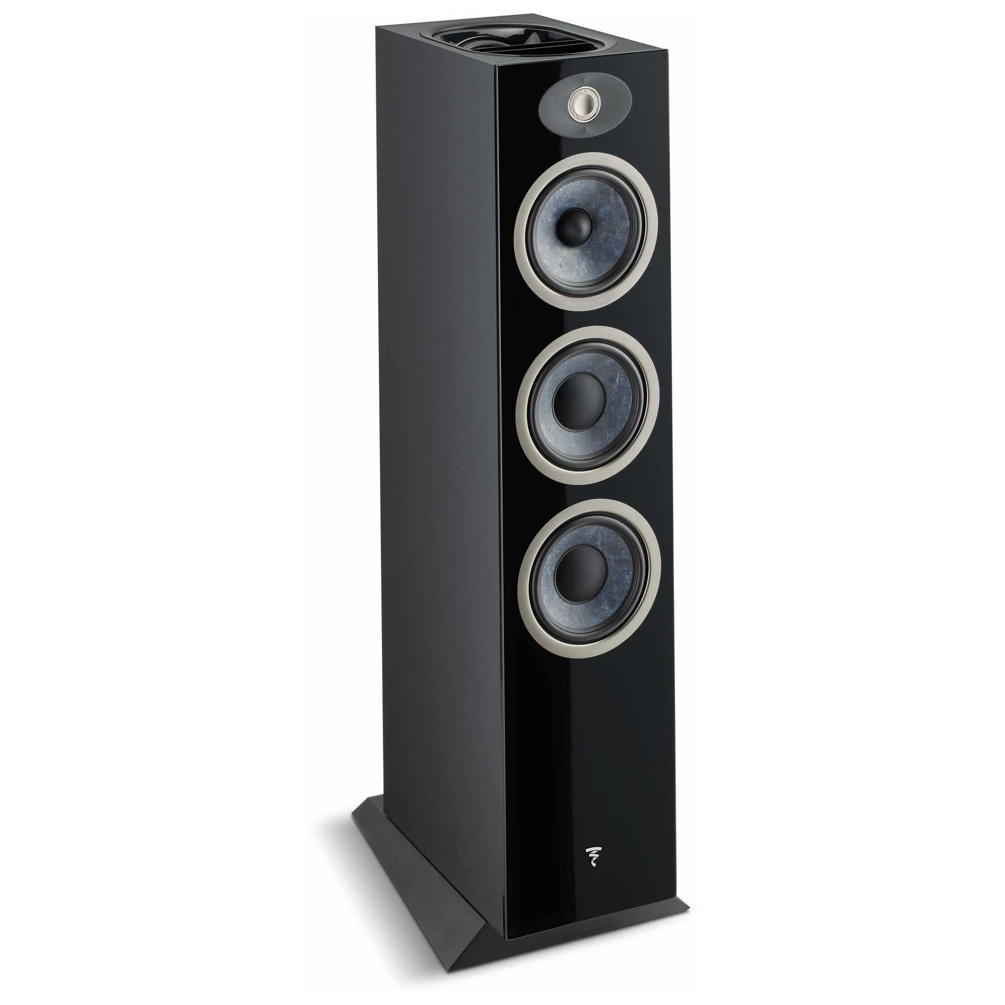Focal Theva N3-D - Dolby Atmos Compatible 3-Way Floorstanding Loudspeakers With 6.5-Inch Drivers, Sold Individually, Black - Fth