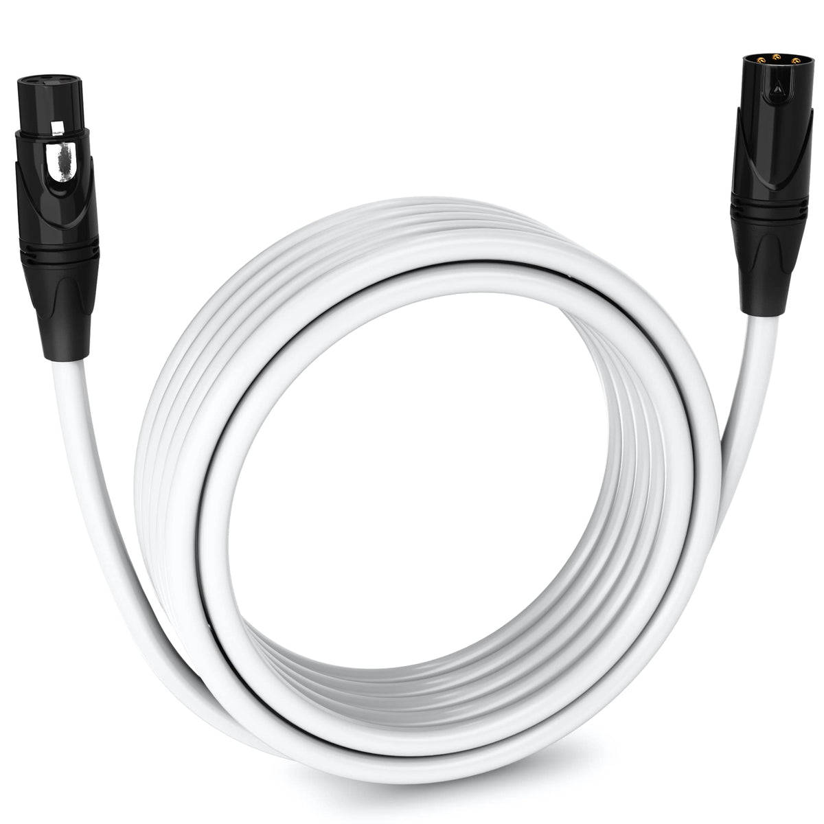 Lyxpro 20 Feet Xlr Microphone Cable Balanced Male To Female 3 Pin Mic Cord For Powered Speakers Audio Interface Professional Pro