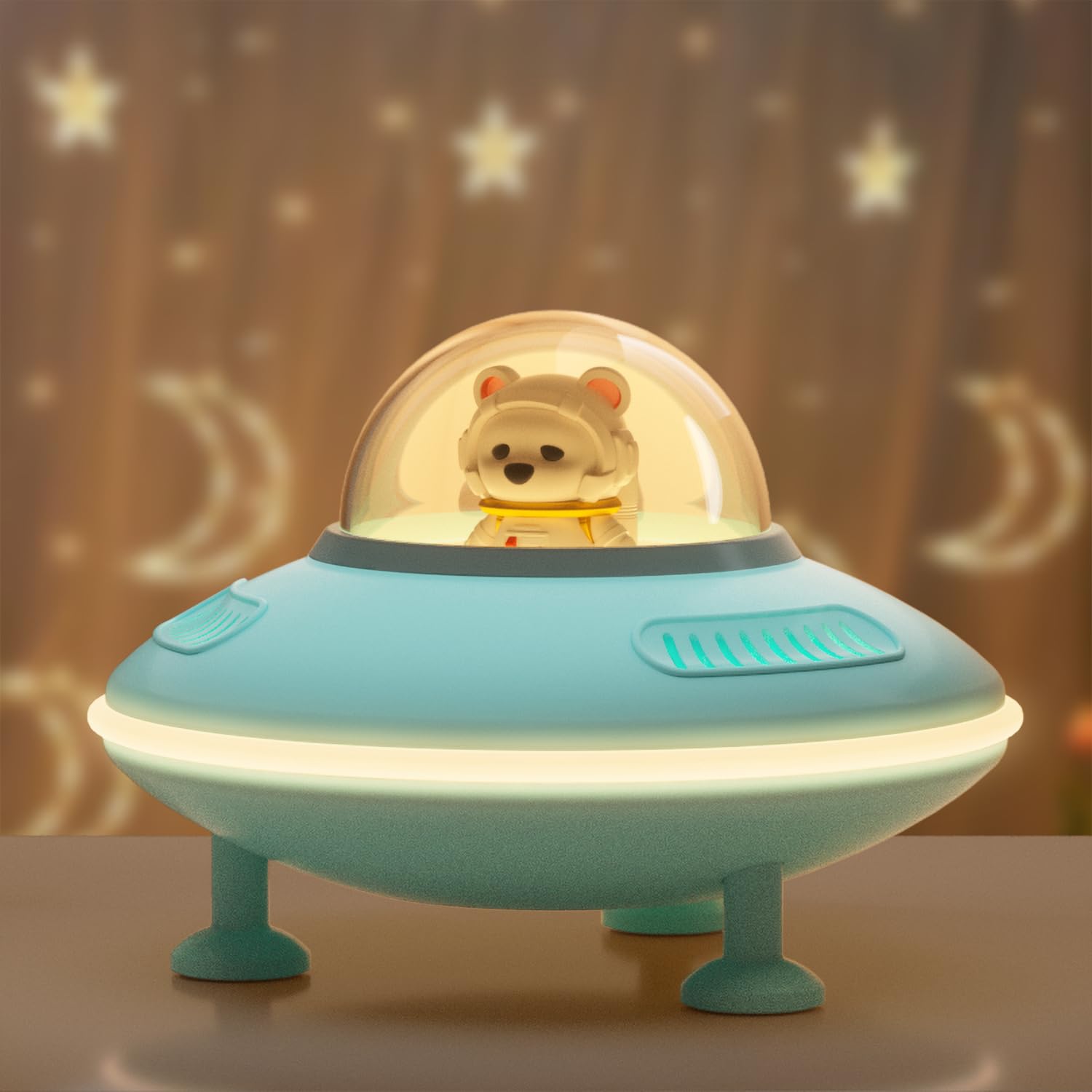 Mini Bluetooth Speaker, Bluetooth Speaker With Lights,Small Speakers Bluetooth Wireless For Cute Room Decor, Bluetooth 5.4, Usb Disk&Aux&Tf Card Input, Gifts For Teen Girls Boys Teen Gifts   Blue