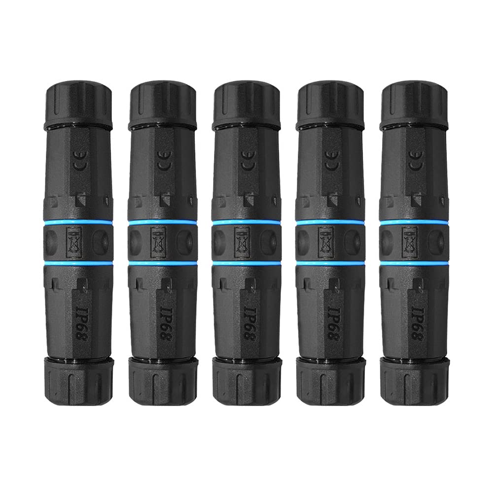 Ausgleifen 5Pcs Rj45 Coupler Waterproof Connector Ip68 Waterproof Ethernet Outdoor Lan Cable Connector For Cat5/Cat5E/Cat6/Cat7