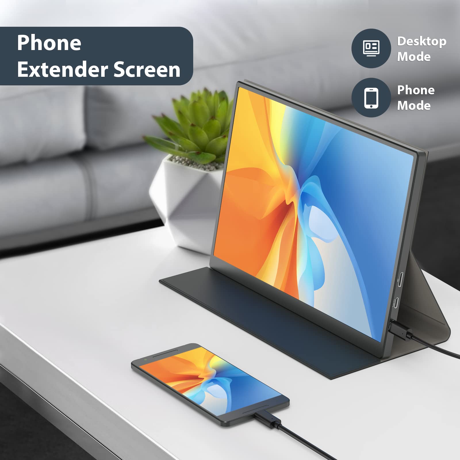 Eyoyo Portable Monitor, Small Monitor 10.5    Usb C Monitor Fhd 1920X1280 Travel Monitor External Second Monitor For Laptop 100%