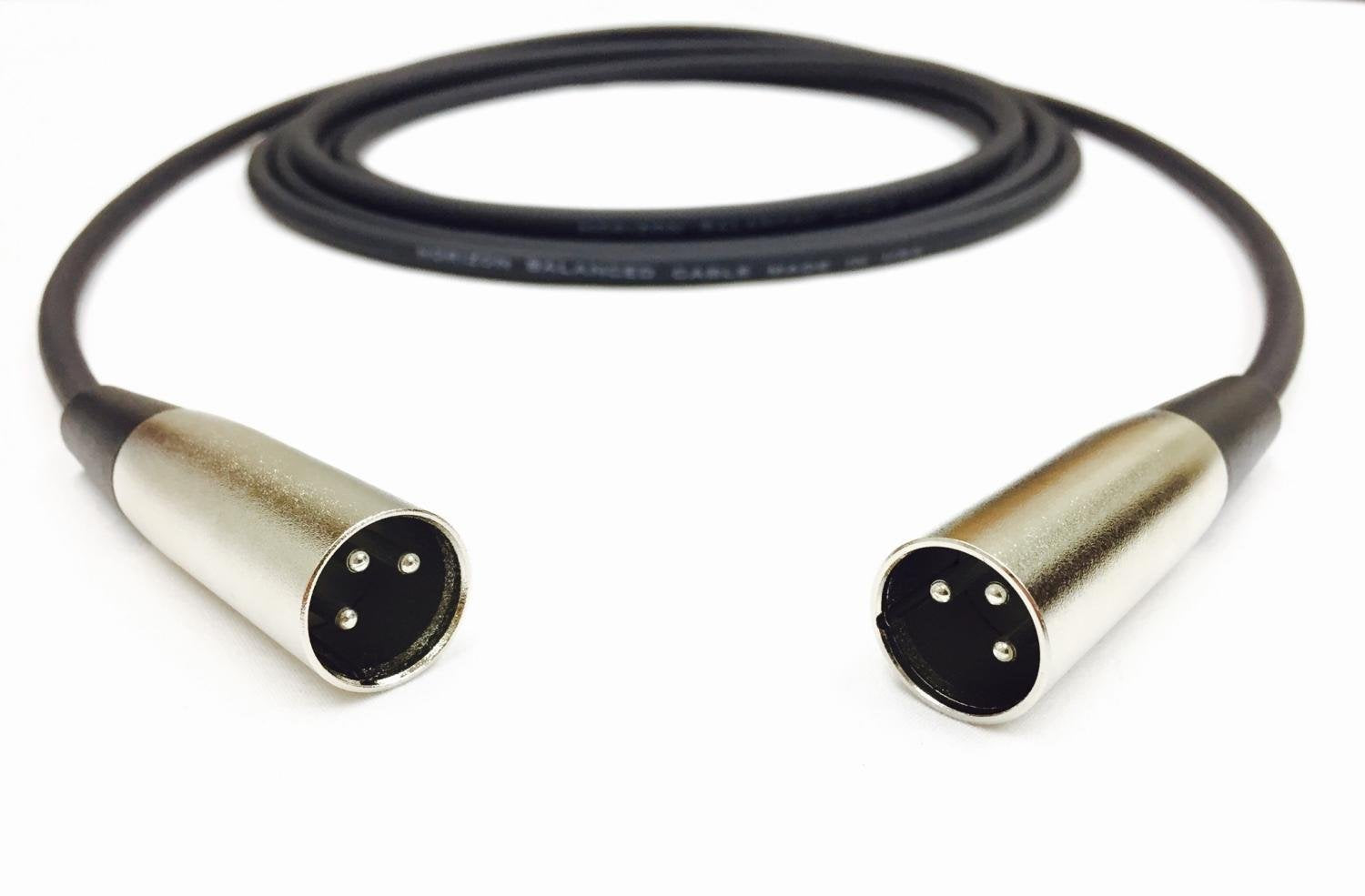 50 Foot Xlr Male To Male 3 Pin Economy Cable By Custom Cable Connection